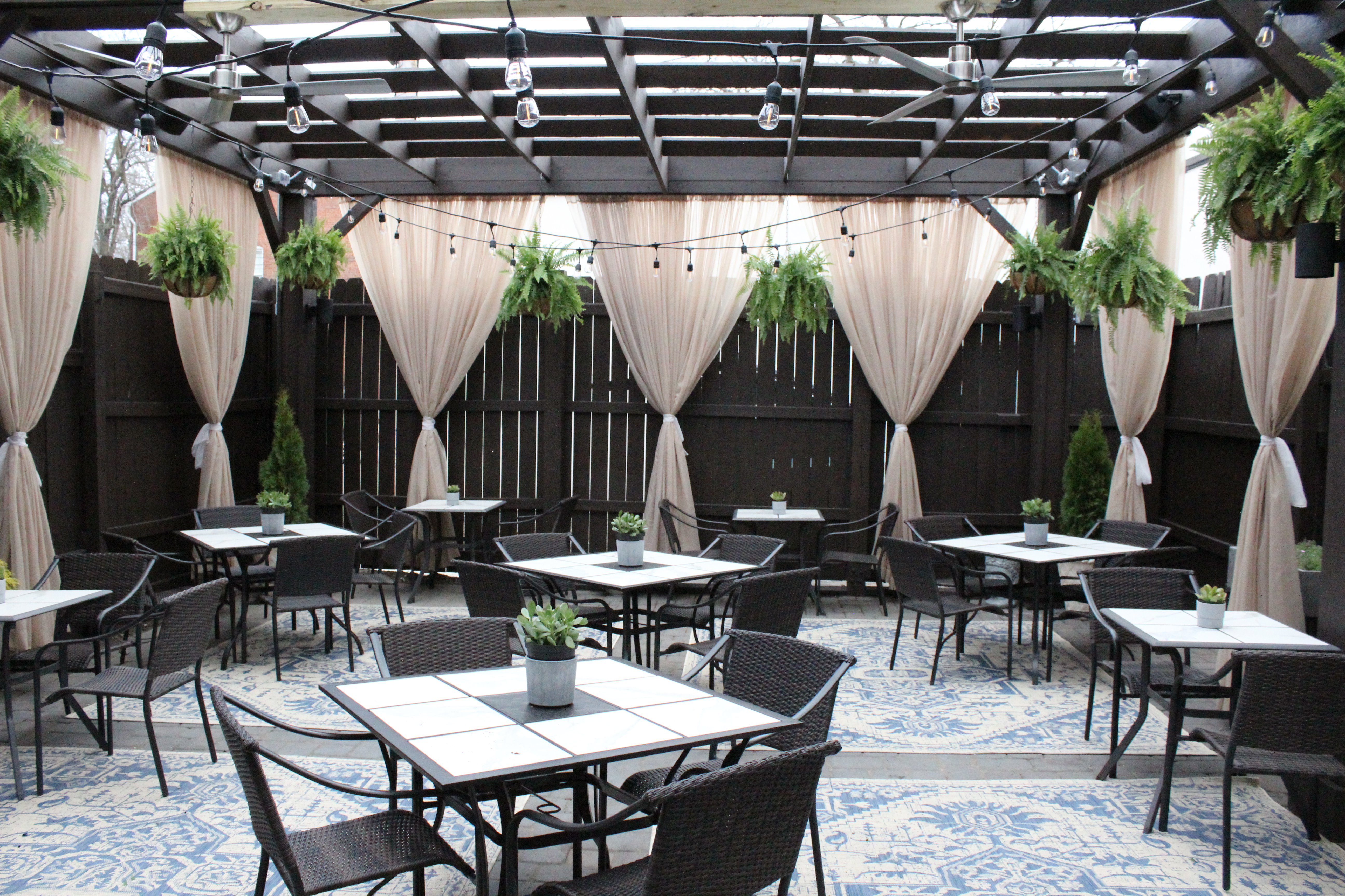 Salar Restaurant and Lounge, 400 E. Fifth St., will celebrate patio season by opening the renovated back patio space Saturday, April 13, 2019. The new back patio is pictured.