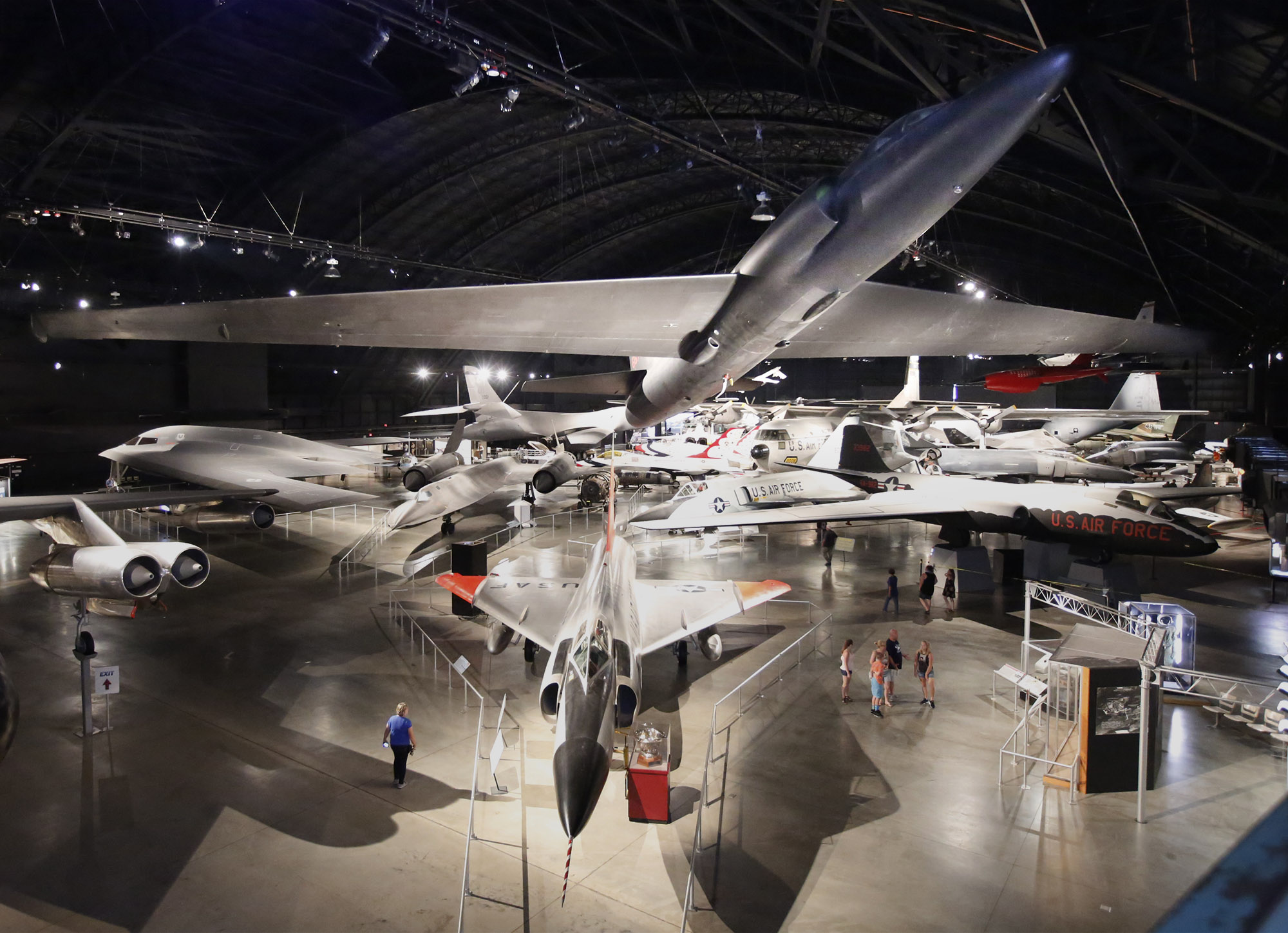 Lockheed U-2A hangs from the ceiling of the National Museum of the U.S. Air Force. TY GREENLEES / STAFF