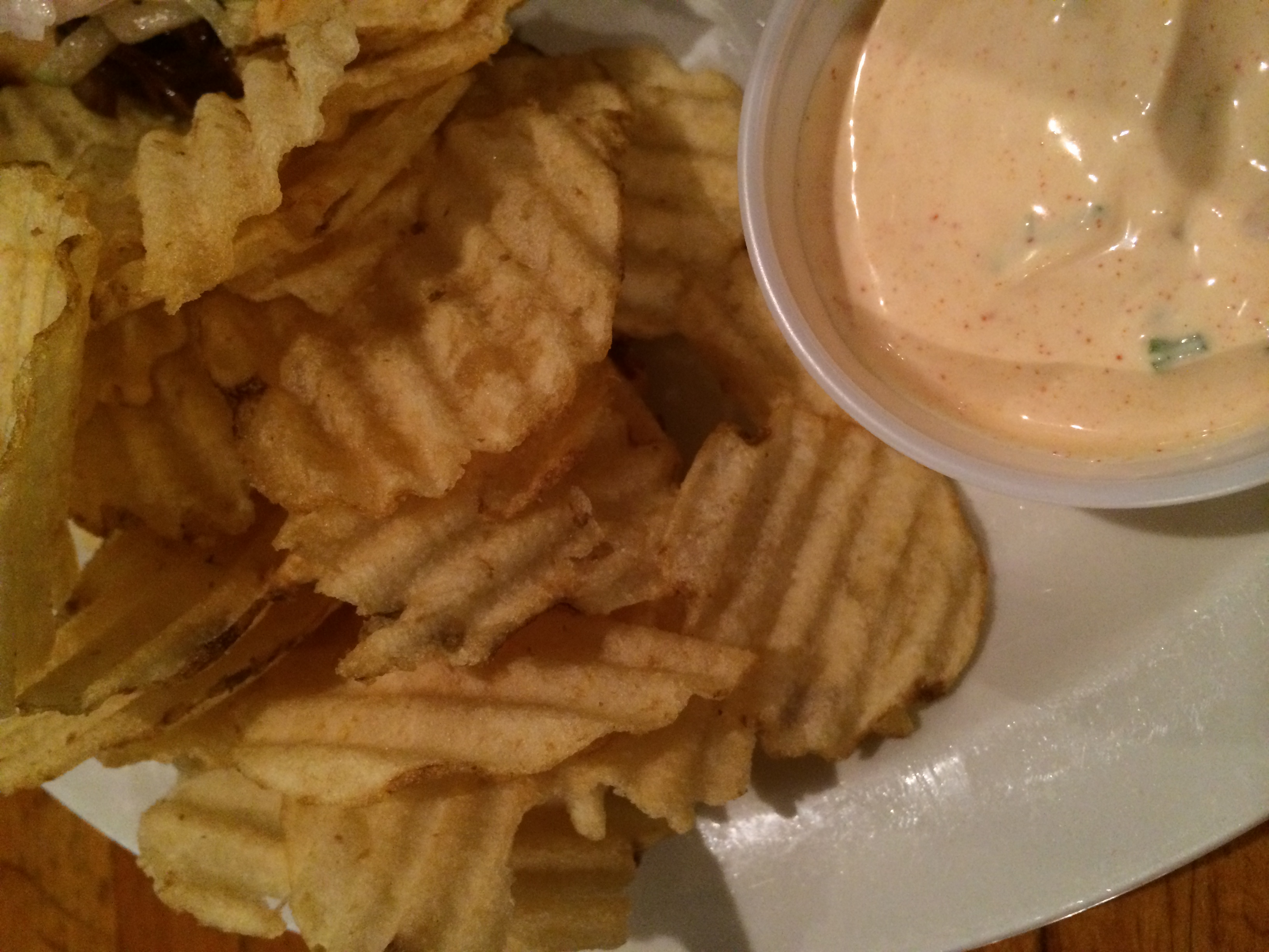 The Trolley Stop’s mystery Herbie dip. Would it be a crime to eat it with a spoon? (MICHELLE FONG/STAFF)