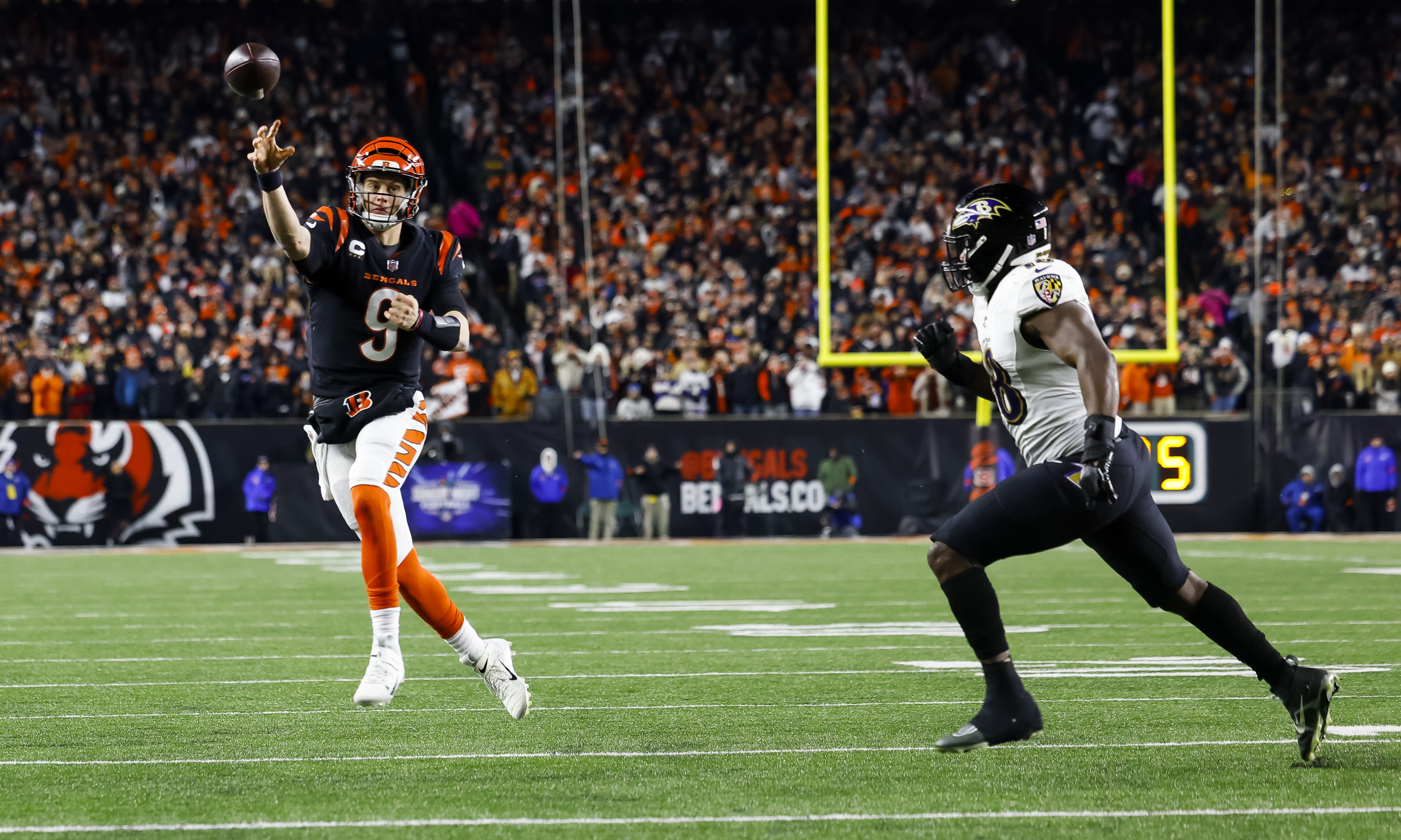 NFL playoffs: Bengals' Hubbard in 'right place at right time' on 98-yard TD  vs. Ravens 