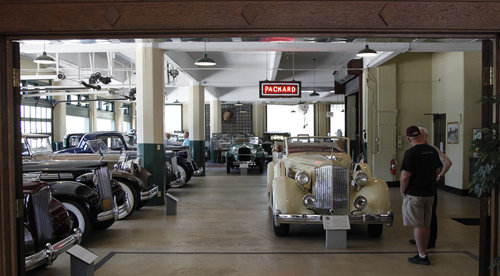America's Packard Museum houses a collection of over 50 Packard automobiles dating from 1903 to 1958 along with memorabilia and artifacts.