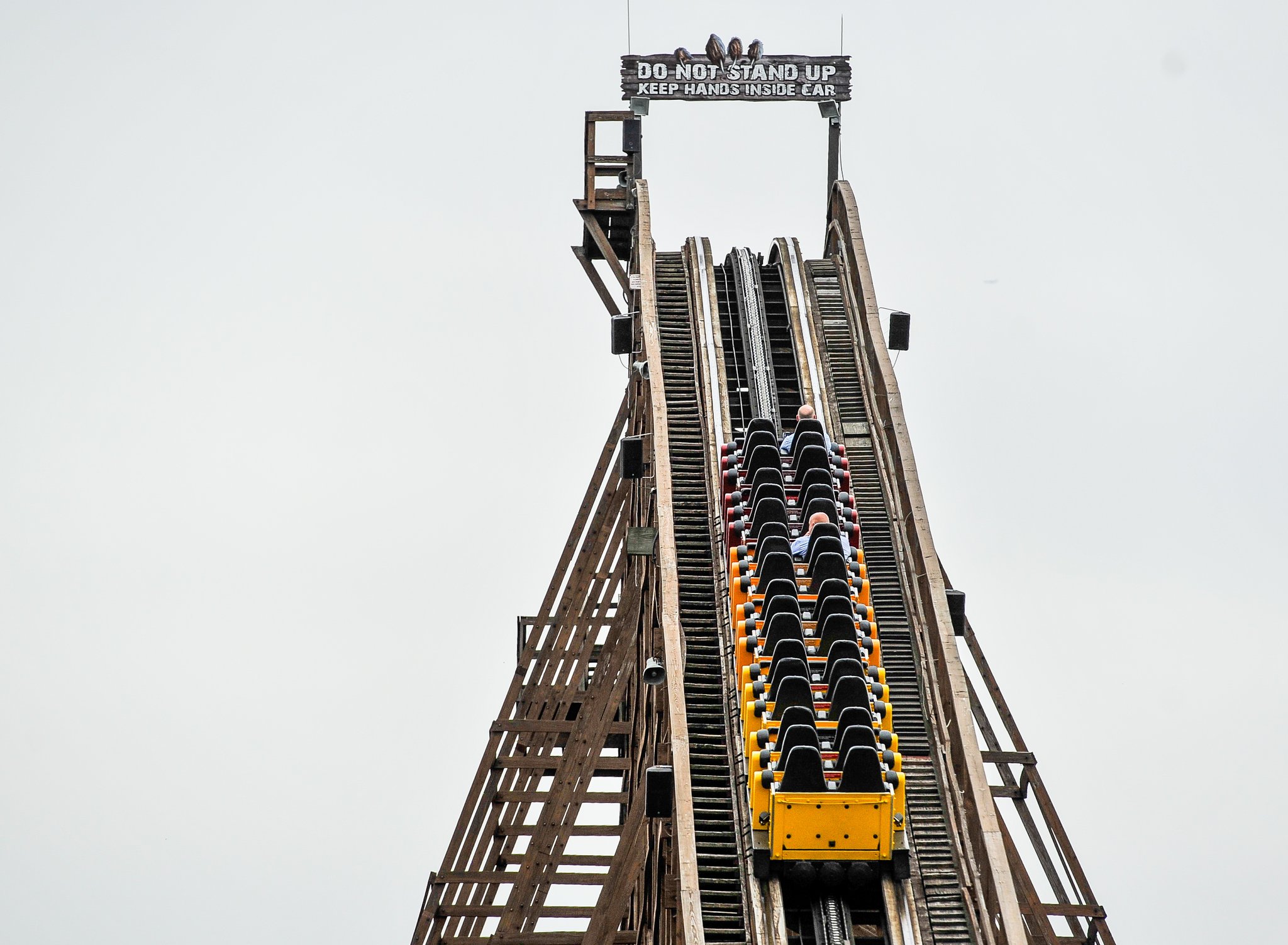 Kings Island held their media day event previewing what to expect this year Wednesday, April 17, 2019 in Mason. The Beast is celebrating forty years in operation this season. NICK GRAHAM/STAFF