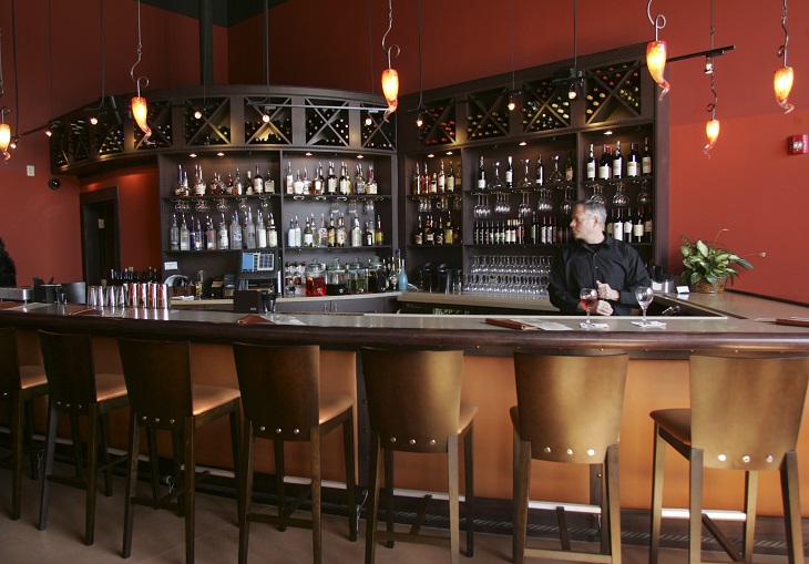 The bar at the former Cena Brazilian Steakhouse, 2854 Miamisburg-Centerville Road. File photo by Jim Witmer
