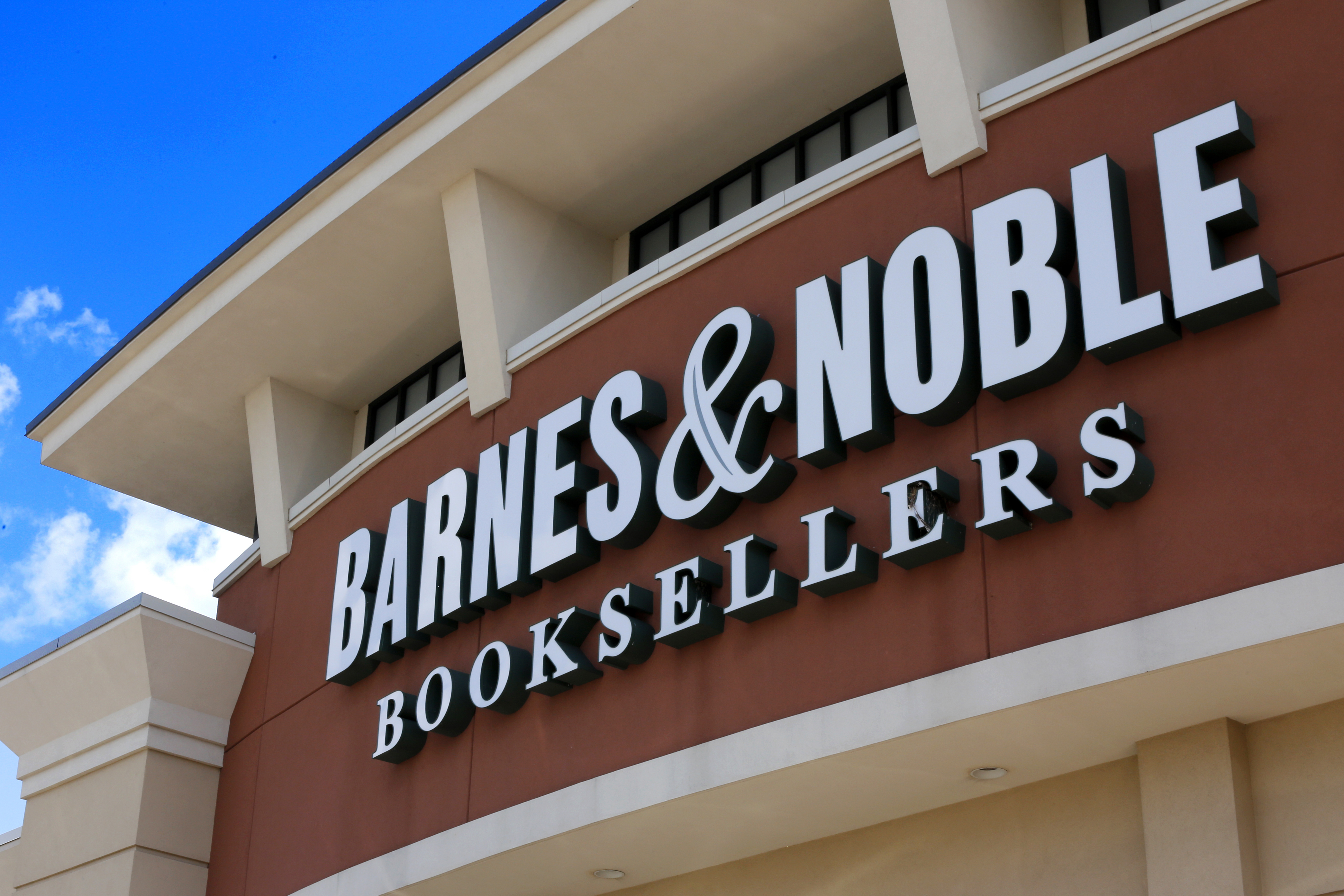 FILE - This Monday, Aug. 31, 2017, file photo shows a Barnes & Noble Booksellers store in Pittsburgh. Barnes & Noble is withdrawing a planned line of famous literature reissued with multicultural cover images that has drawn widespread criticism on social media. "Diverse Editions,” a joint project between Barnes & Noble and Penguin Random House, featured 12 texts, including Lewis Carroll's “Alice's Adventures in Wonderland.” The words are the same, but on the covers, major characters are depicted with dark-skinned illustrations.