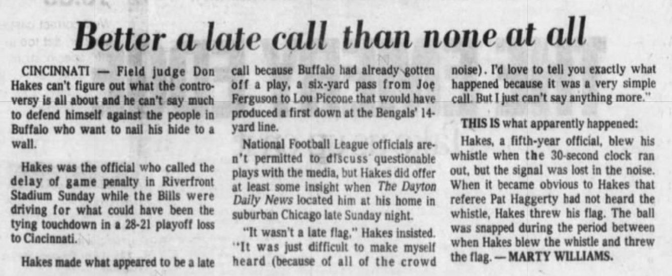 Cincinnati Bengals playoff win drought: News from Dayton in 1991