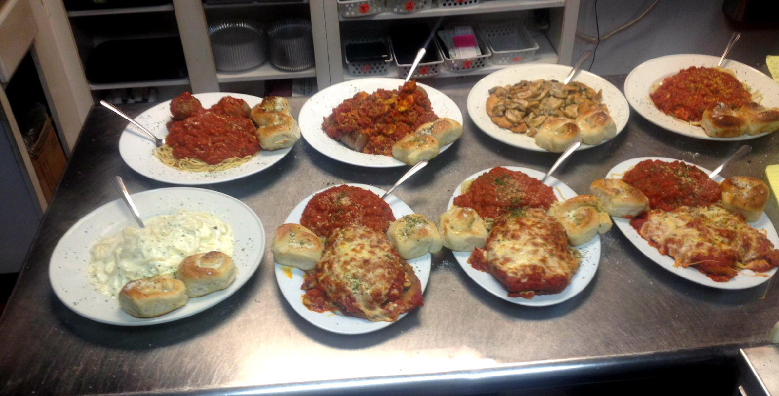 Many delicious plates at Jimmy's Italian Kitchen. Photo source: Jimmy's Italian Kitchen