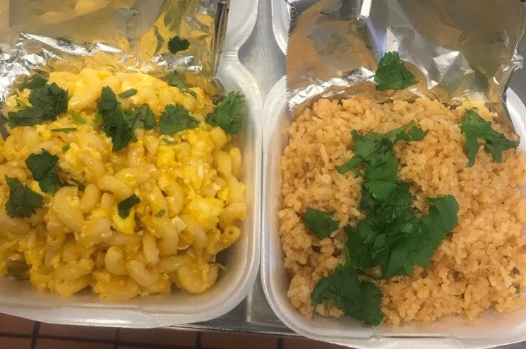 Theresa Barnes and her family opened Eden Spice in early Jan. 2019. Mac and cheese and Jollof rice are pictured.