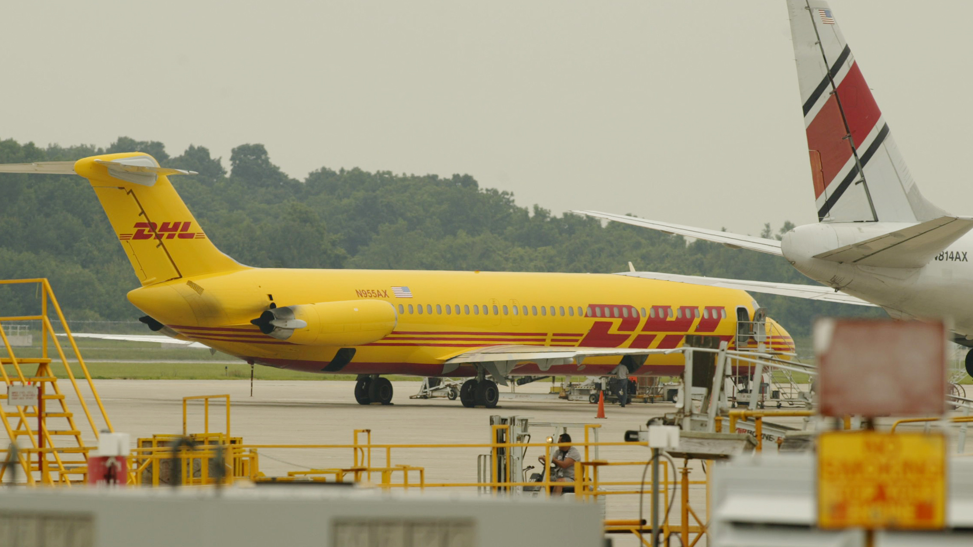 A DC-9 aircraft used by DHL. Ty Greenlees/DDN