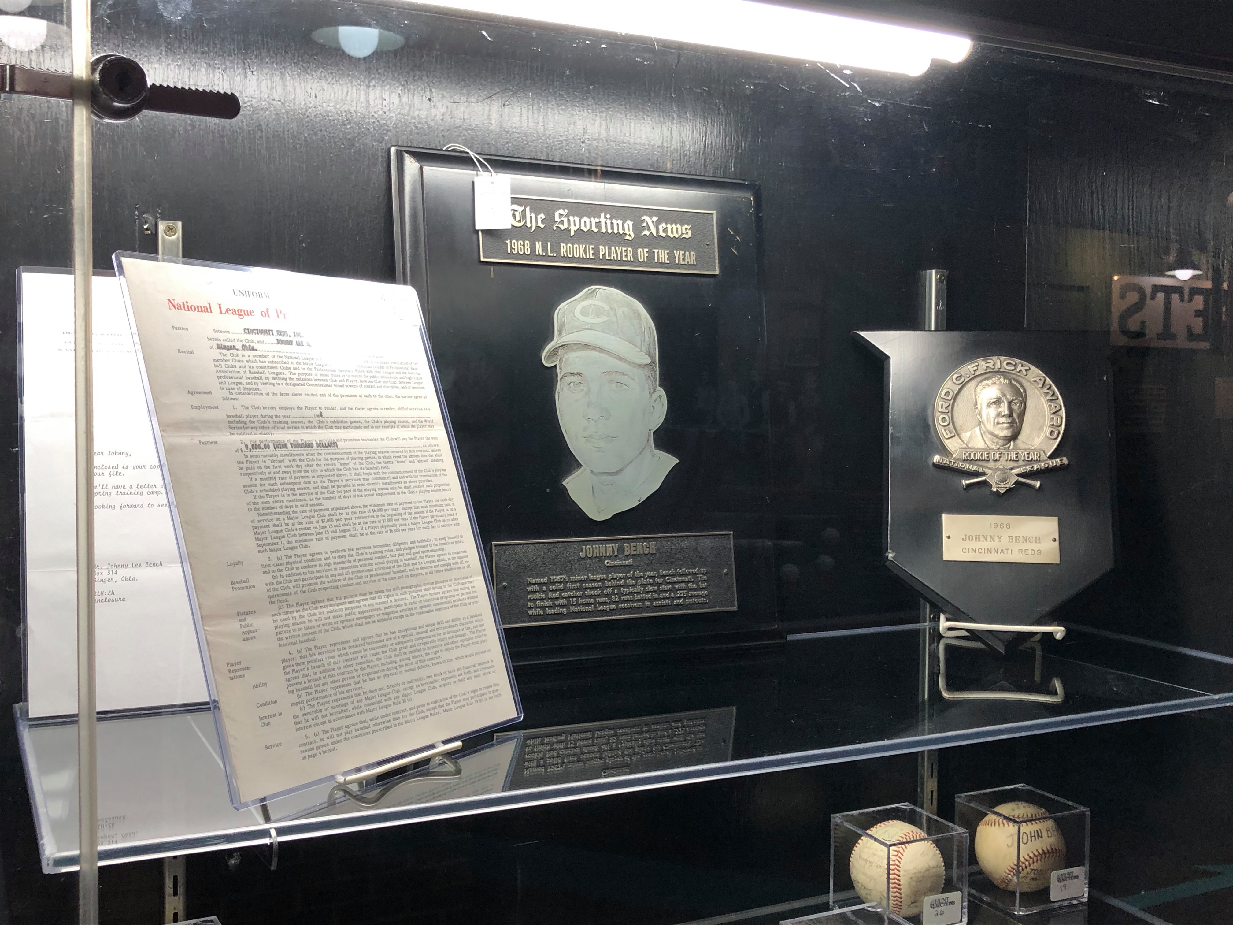 Louisville Slugger Museum: Johnny Bench memorabilia ready for auction