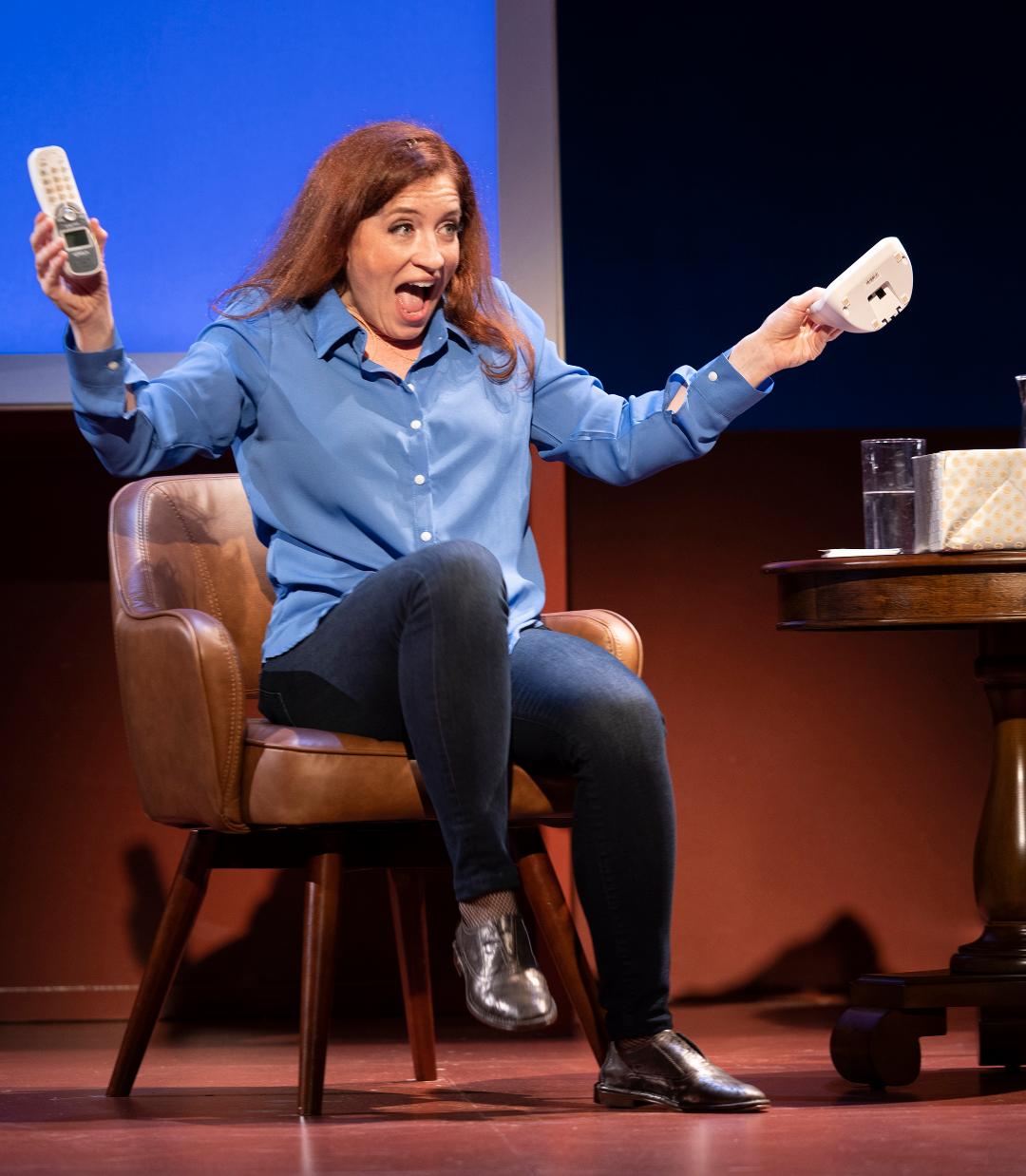 Charissa Bertels in "My 80-Year-Old Boyfriend," previously presented by Arizona Theatre Company and currently presented by the Human Race Theatre Company through July 3 at the Loft Theatre.