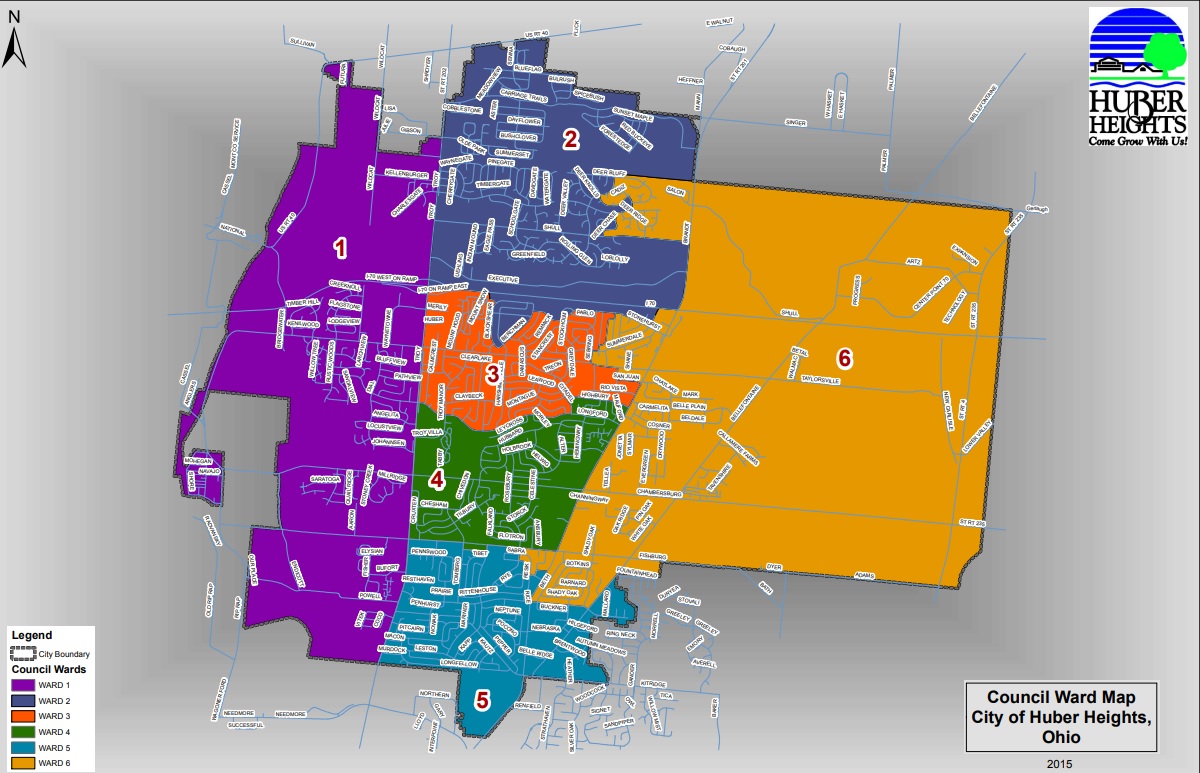 Huber Heights Ohio Map Huber Heights Plans To Redistrict Wards Due To Population Gain