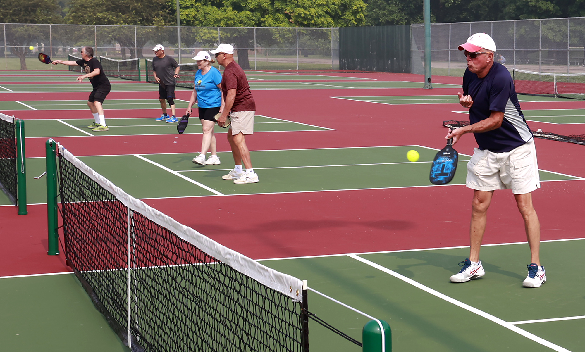 Finally! They're Playing Tennis and Pickleball at Recreation Park