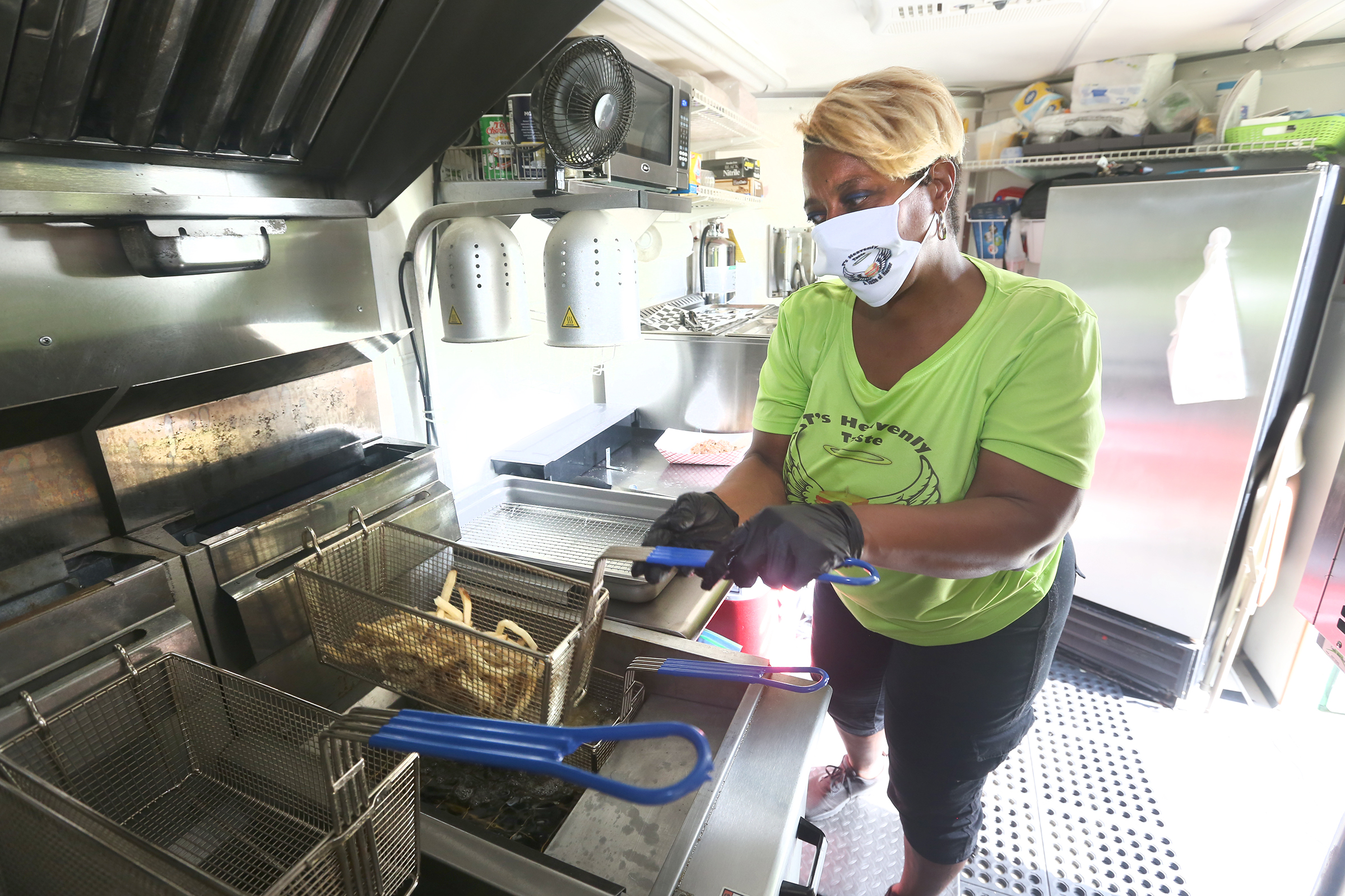 Terri Gates started her food truck, T's Heavenly Taste, in 2018. LISA POWELL / STAFF