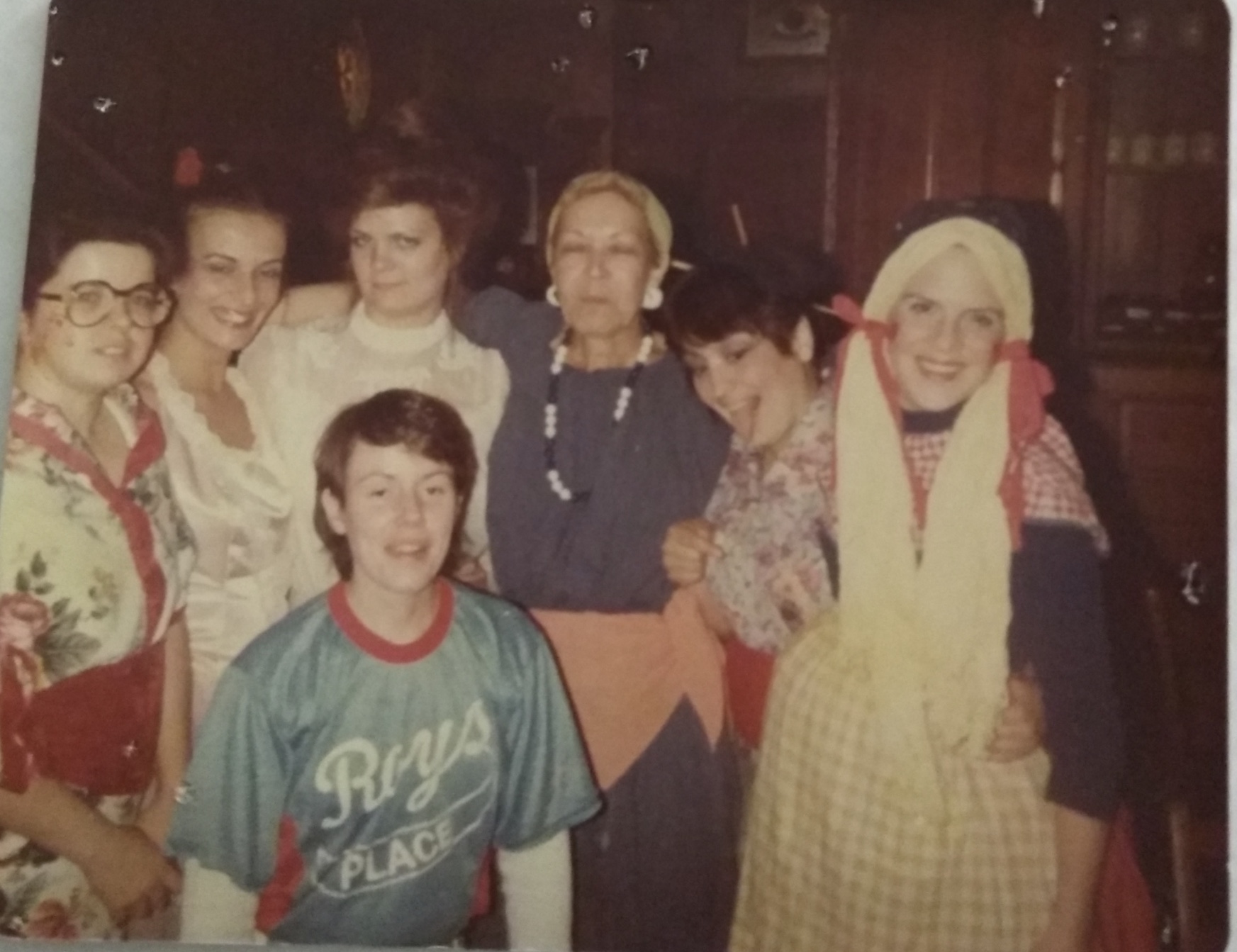 Trolley Stop founder Elizabeth Jo Thielen died Monday, Dec. 17. This photo was taken at the Trolley Stop for Halloween. Thielen is third from the right.