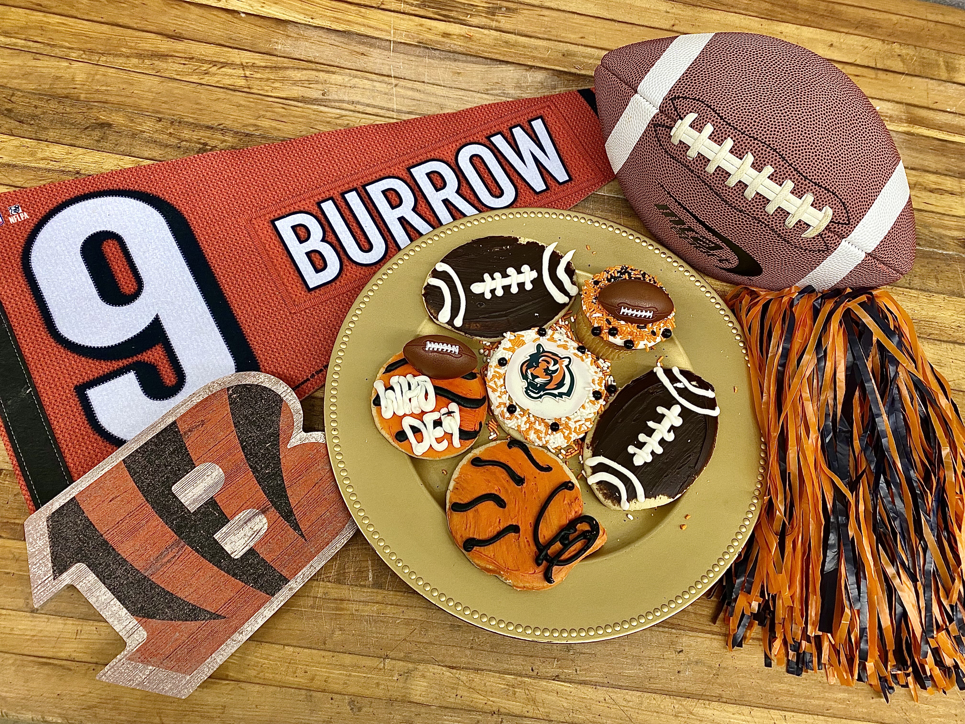 Bengals themed cookies! 