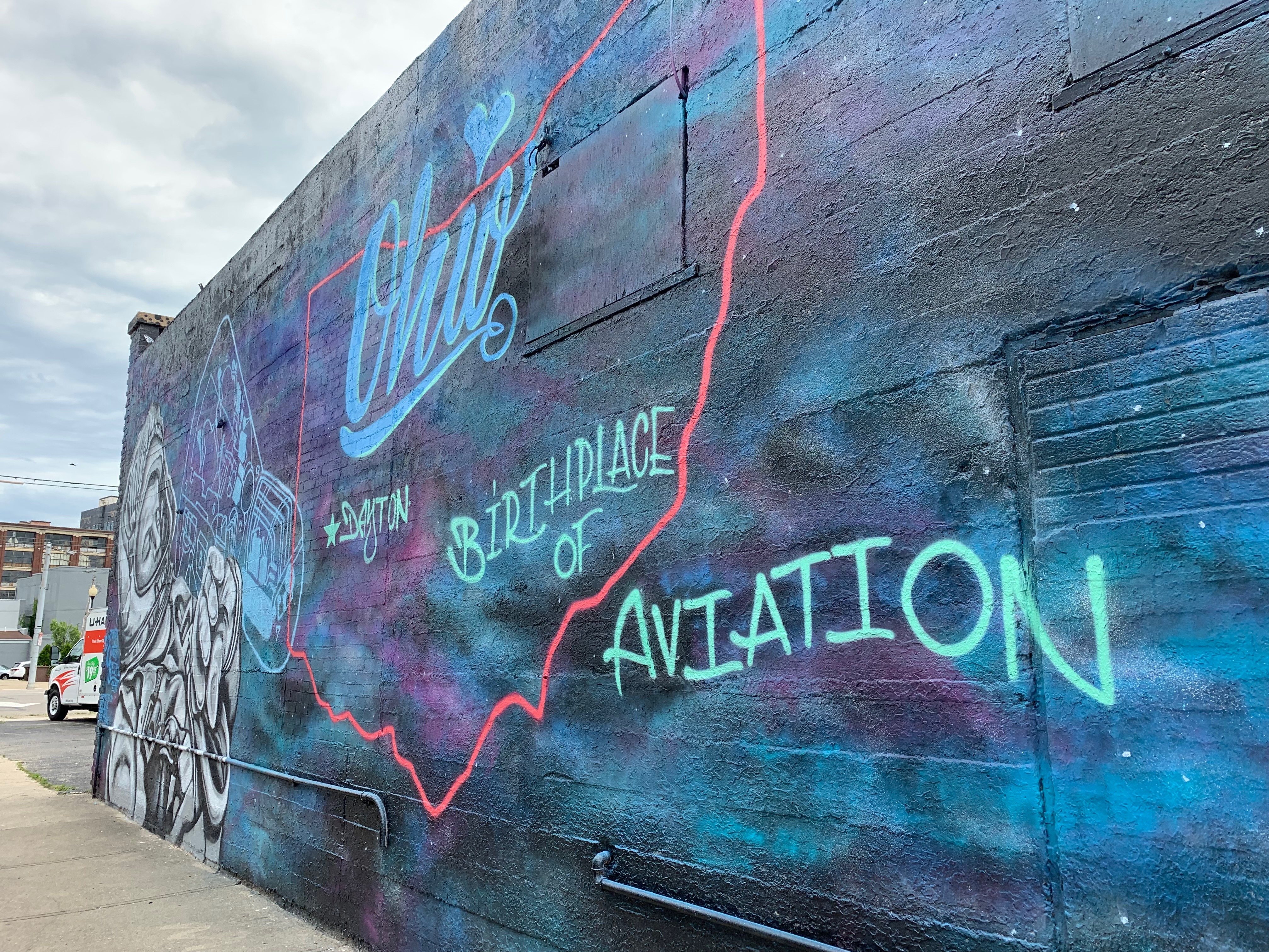 Dayton native Charles Bassett II is a central figure on the Dayton space mural in downtown Dayton. He died during a NASA accident in 1966.