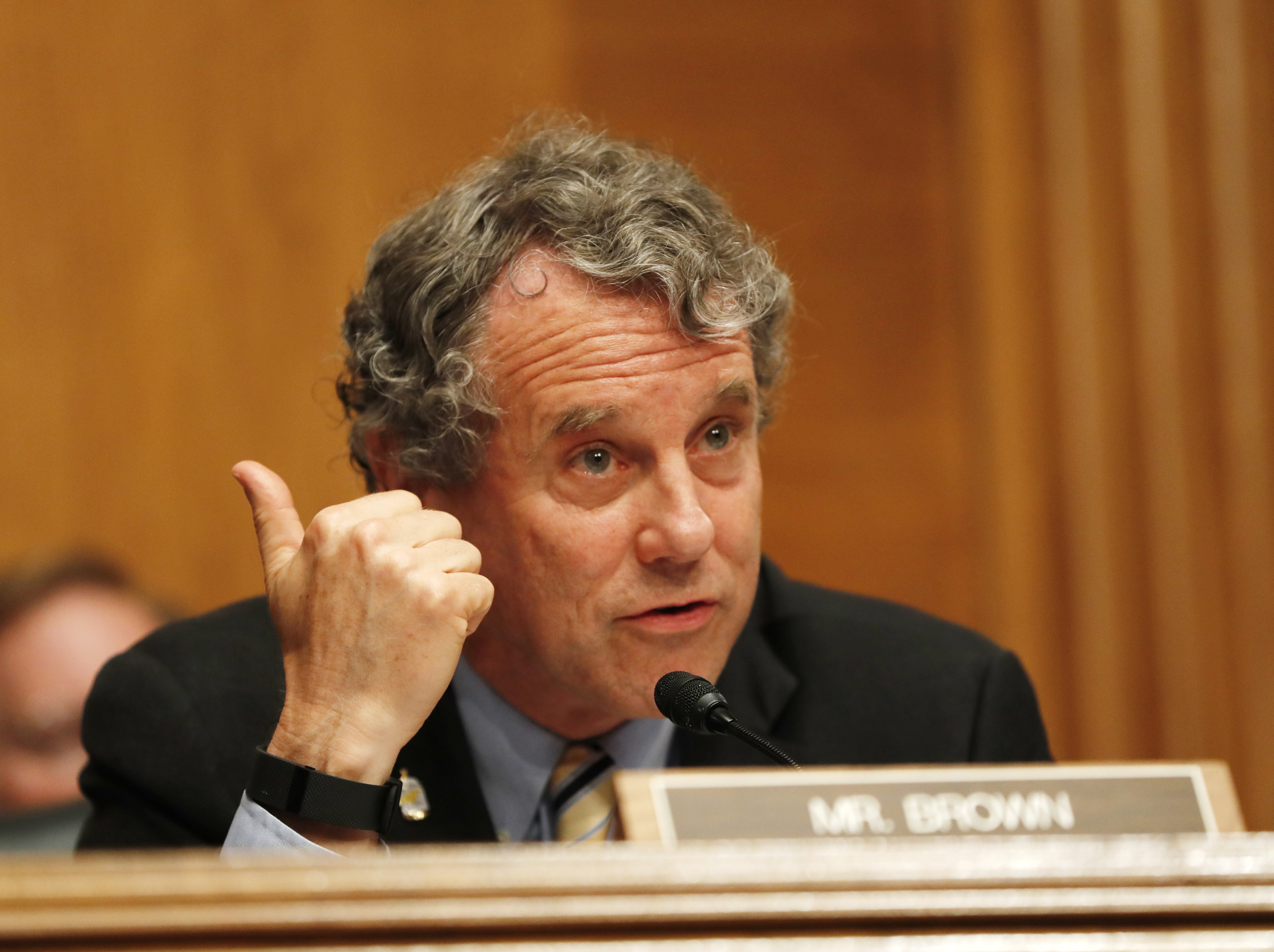 The Republican Party will put up a candidate to compete against two-term U.S. Senator Sherrod Brown, D-Cleveland. However, Butler County Sheriff Richard K. Jones said he can beat any of those Republican candidates, and with enough financial support he said he can also beat Brown. AP PHOTO/Pablo Martinez Monsivais