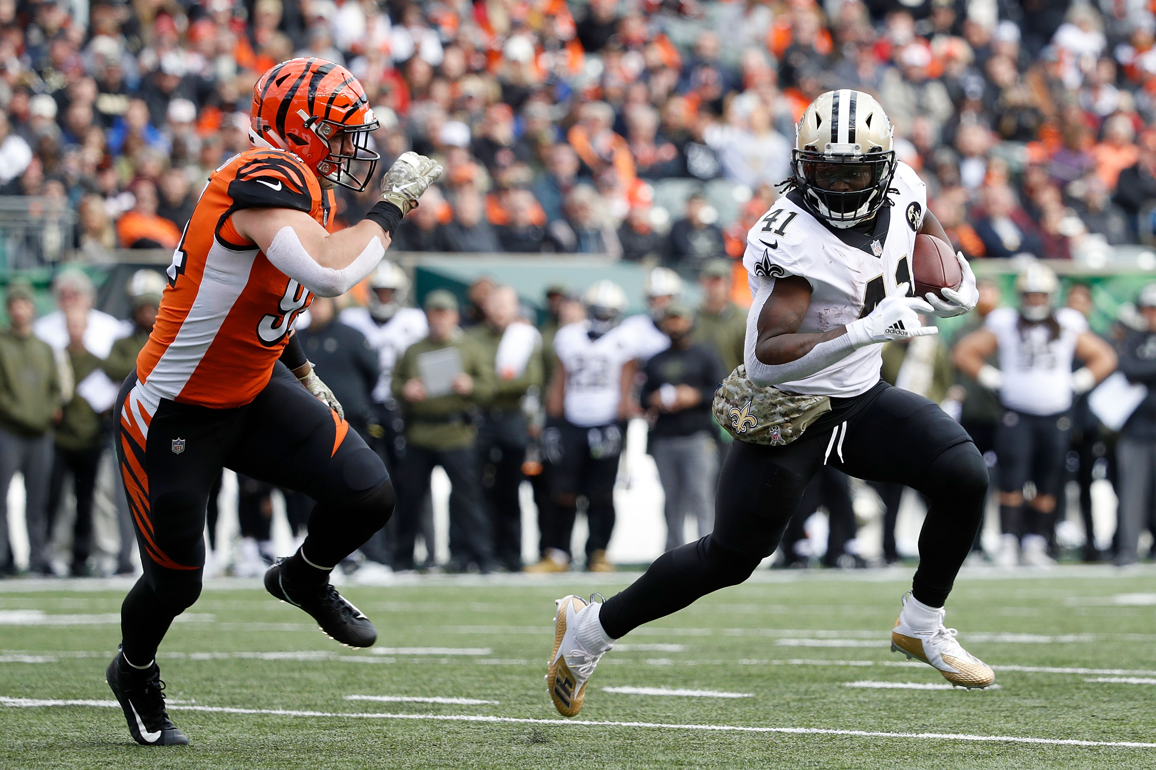 Bengals lose to Saints in Sunday's game, 51-14