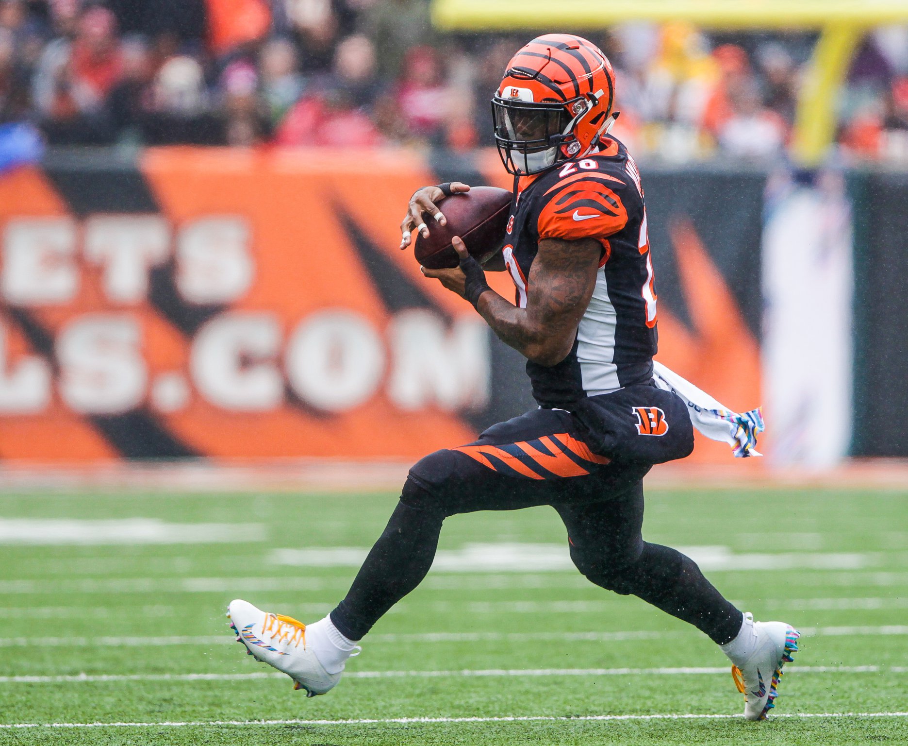 Cincinnati Bengals punter Kevin Huber (10) and kicker Clint