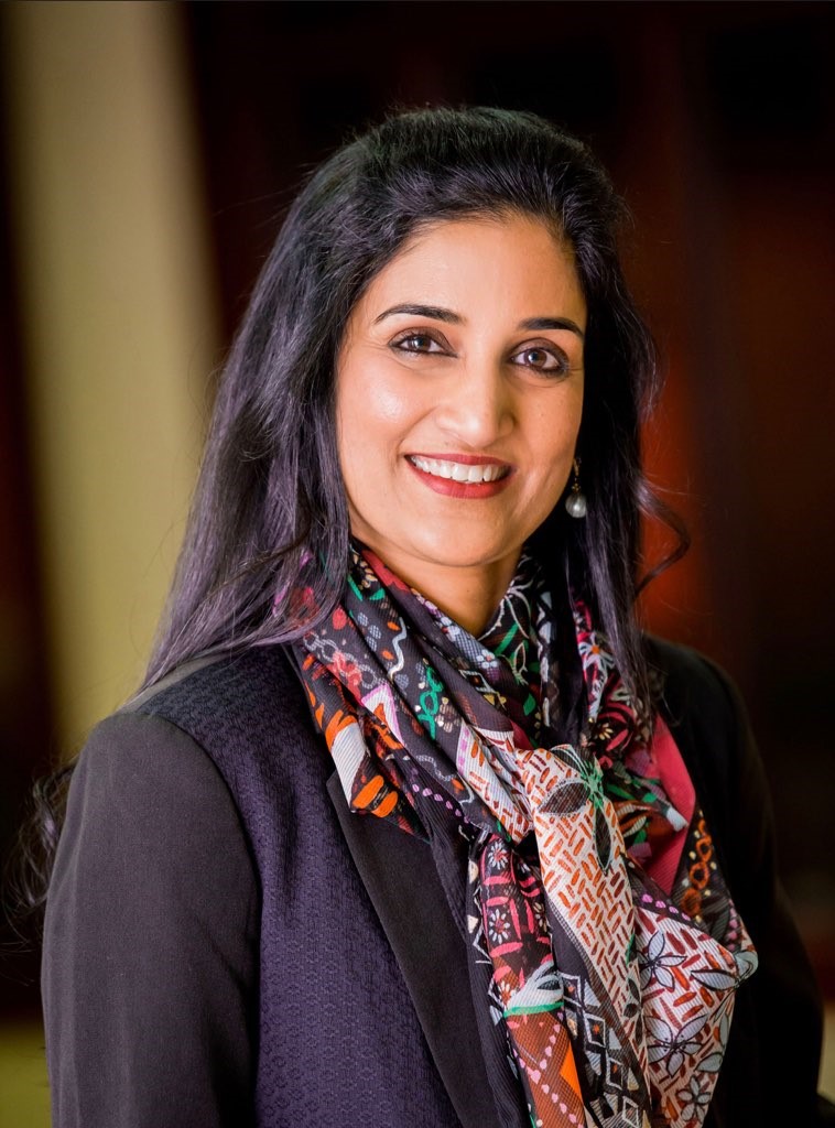Dr. Jhansi Koduri, president, Miami Valley Area Physicians of Indian Origin