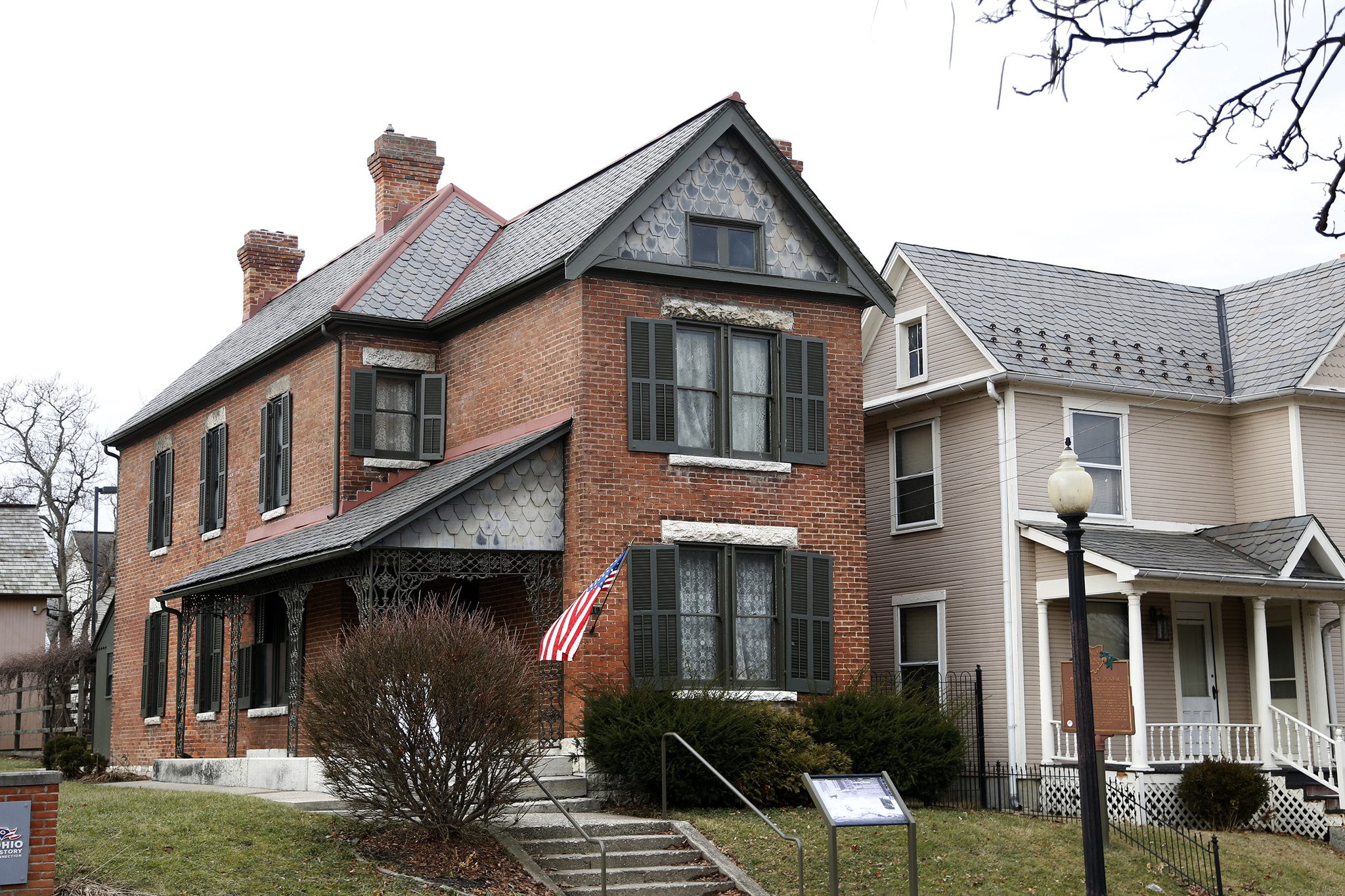 The Paul Laurence Dunbar House in Dayton is a museum dedicated to the poet.  In 1936 it became the first state memorial to honor an African American.  LISA POWELL / STAFF