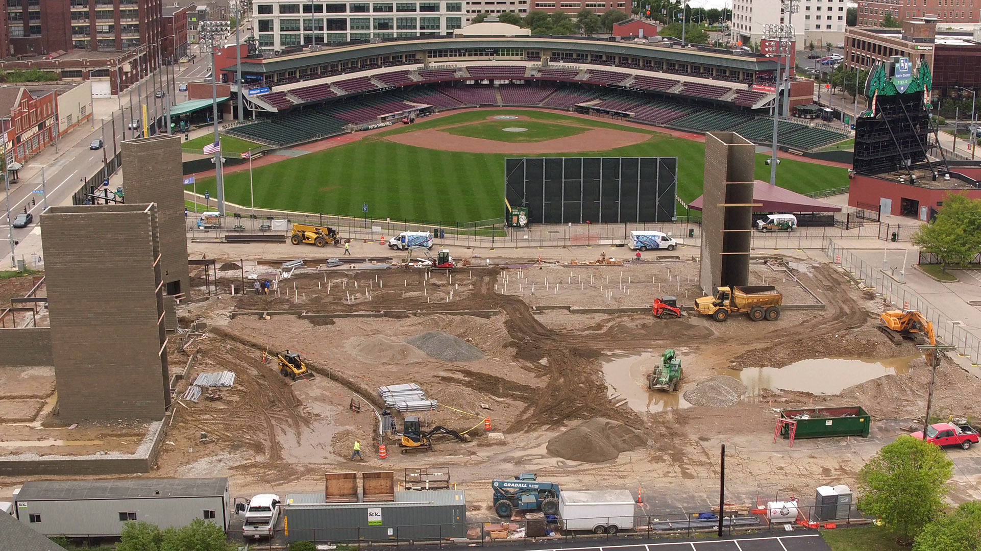 Apartments with ballpark view being built in downtown Dayton