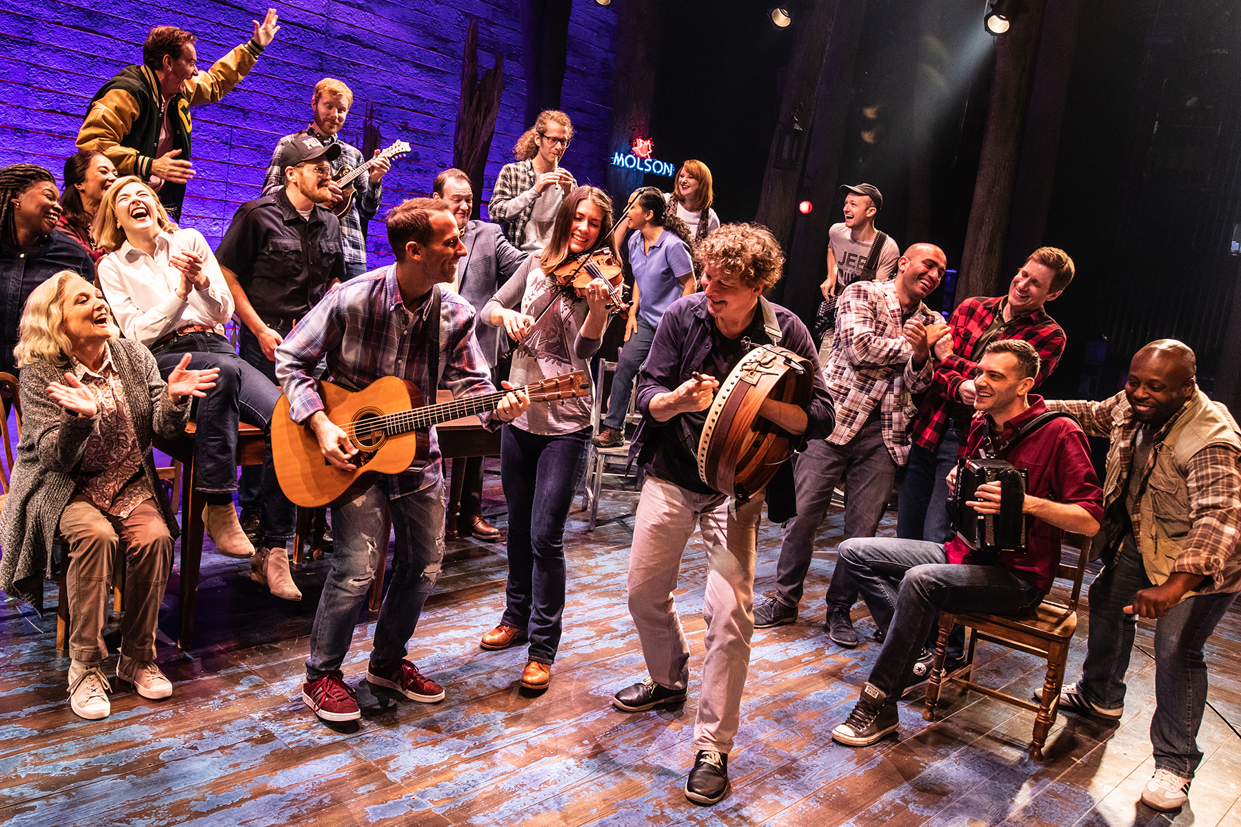 COME FROM AWAY October 6â11, 2020 âSchuster Center Broadway's COME FROM AWAY is a Best Musical winner all across North America! This New York Times Critics' Pick takes you into the heart of the remarkable true story of 7,000 stranded passengers and the small town in Newfoundland that welcomed them. Cultures clashed,and nerves ran high, but uneasiness turned into trust, music soared into the night, and gratitude grew into enduring friendships. On 9/11, the world stopped. On 9/12, their stories moved us all.