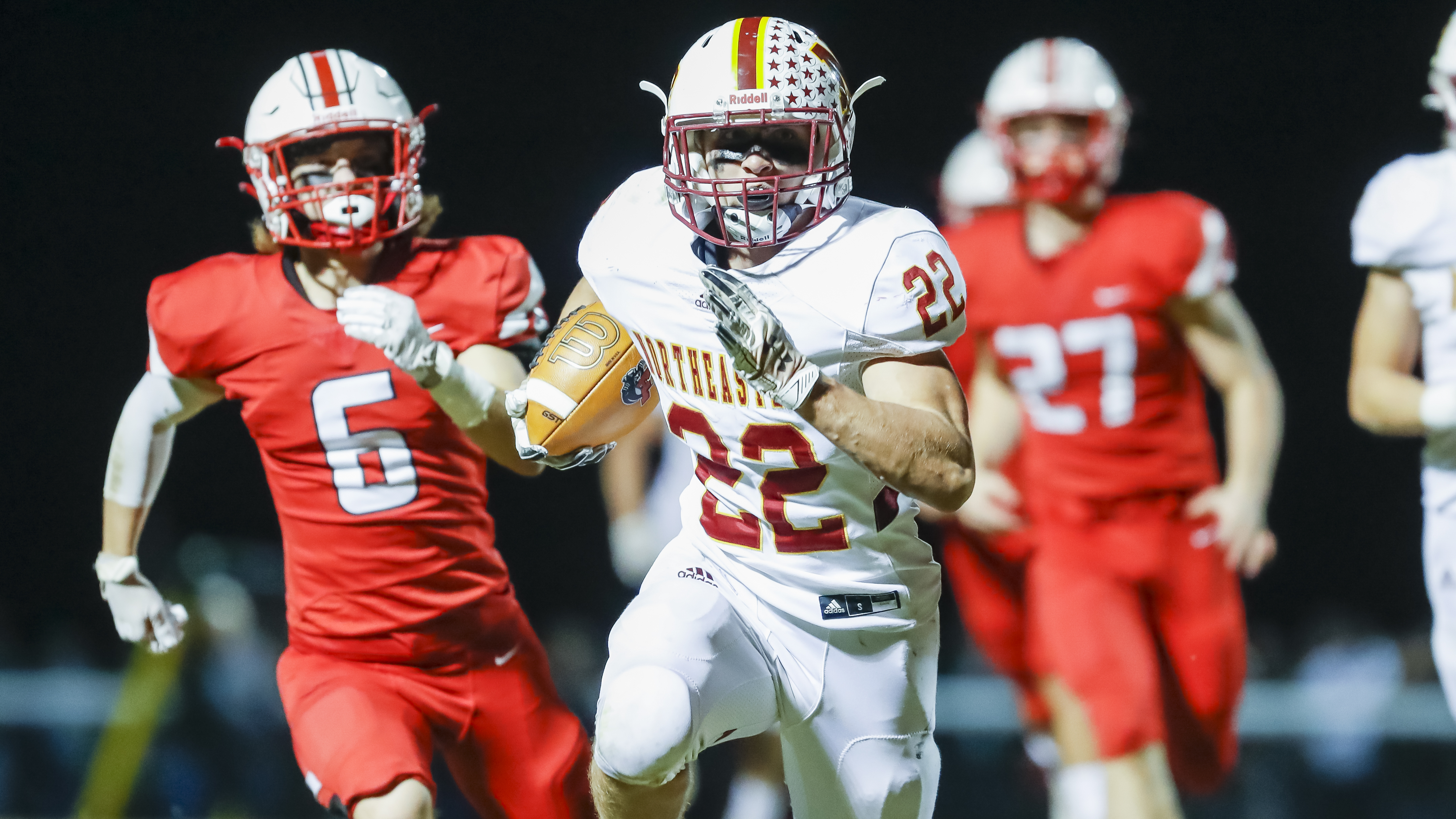 High School Football: Undefeated Northeastern seeking first-ever playoff win