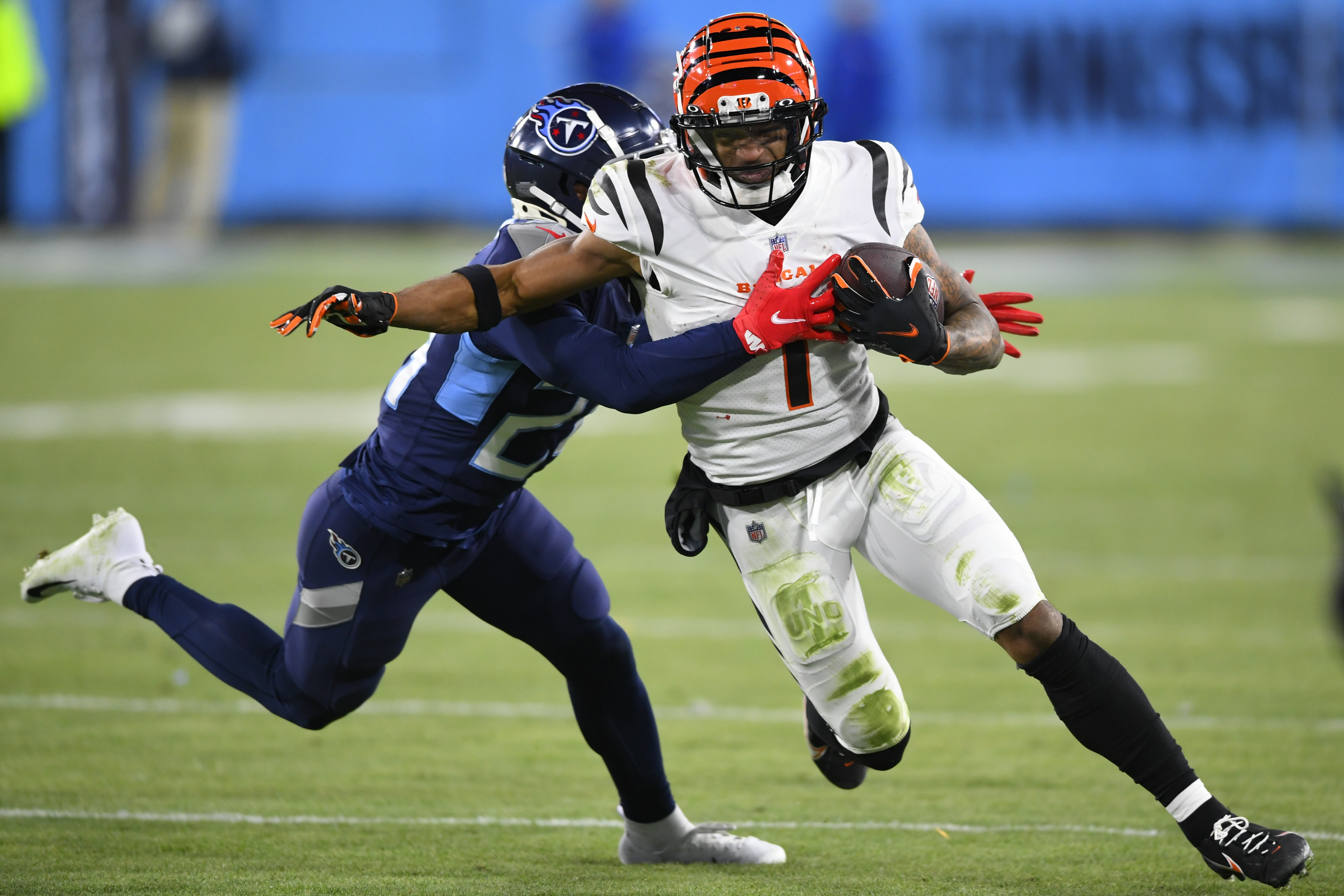 Bengals beat Titans as time expires to move to AFC Championship Game