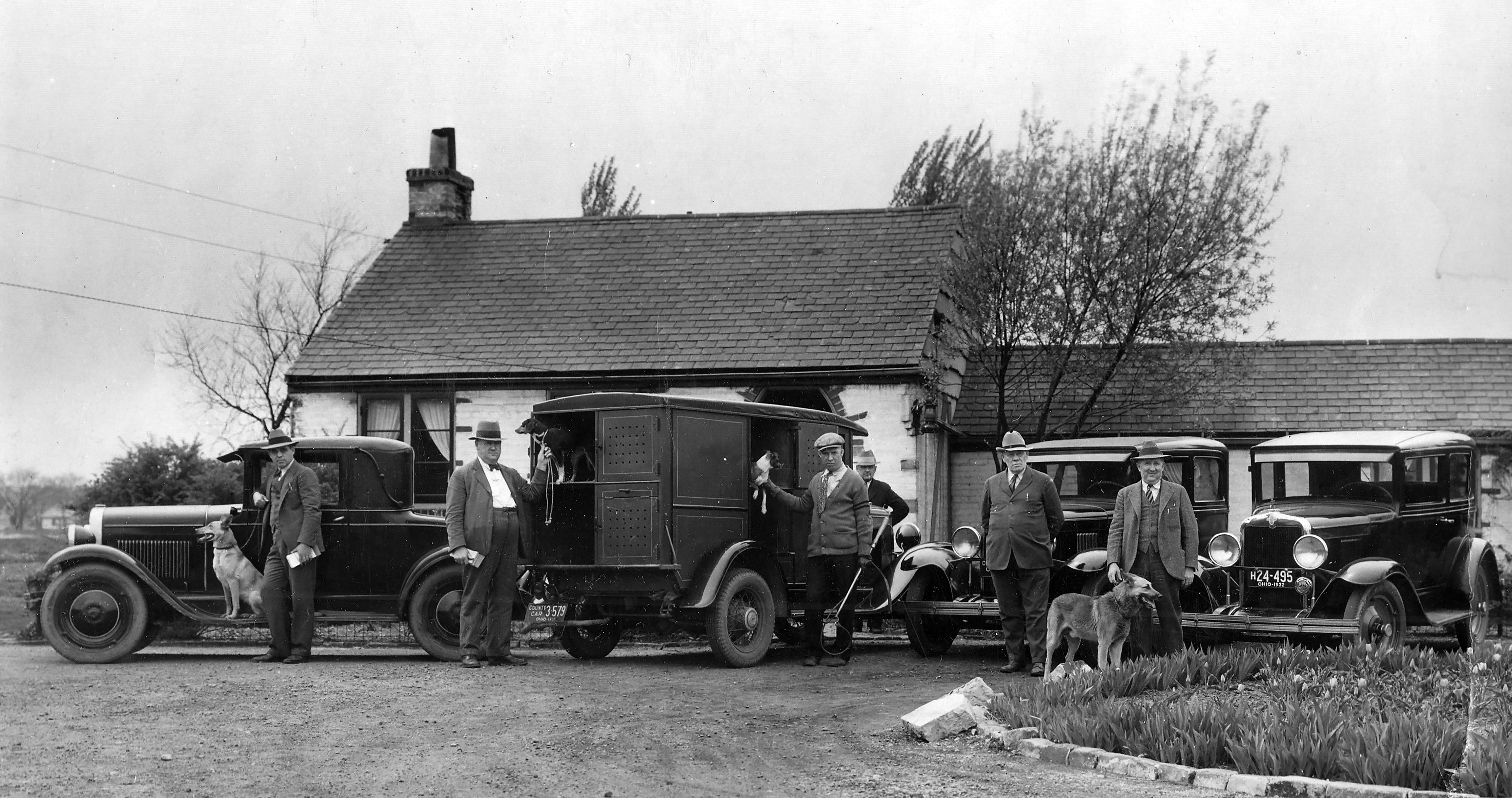 An early image of the Montgomery County Humane Society which was established in 1902. For decades the organization cared for the welfare of animals and children. HUMANE SOCIETY OF GREATER DAYTON