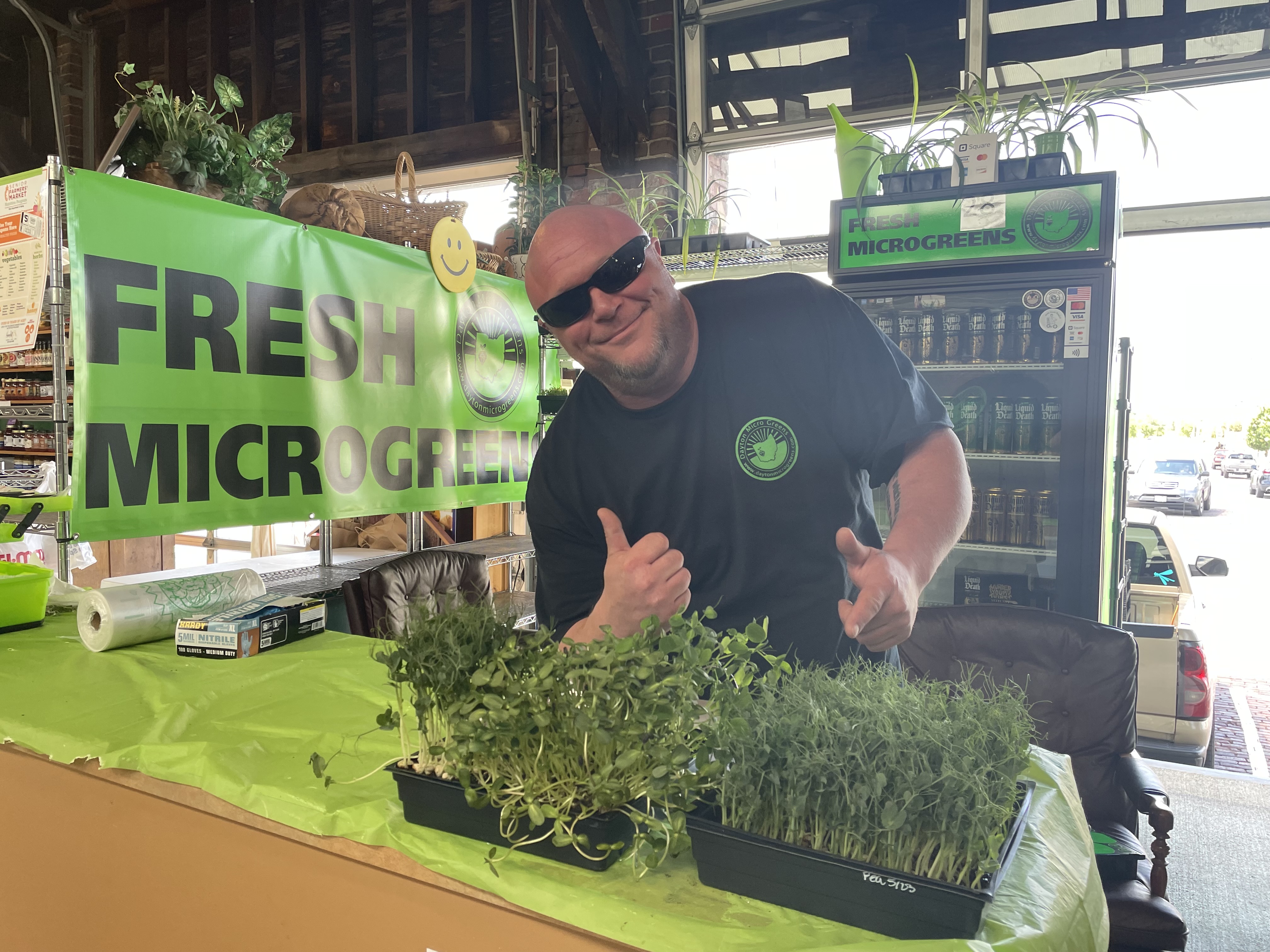 Mark Tarziers is the owner of Dayton Microgreens.