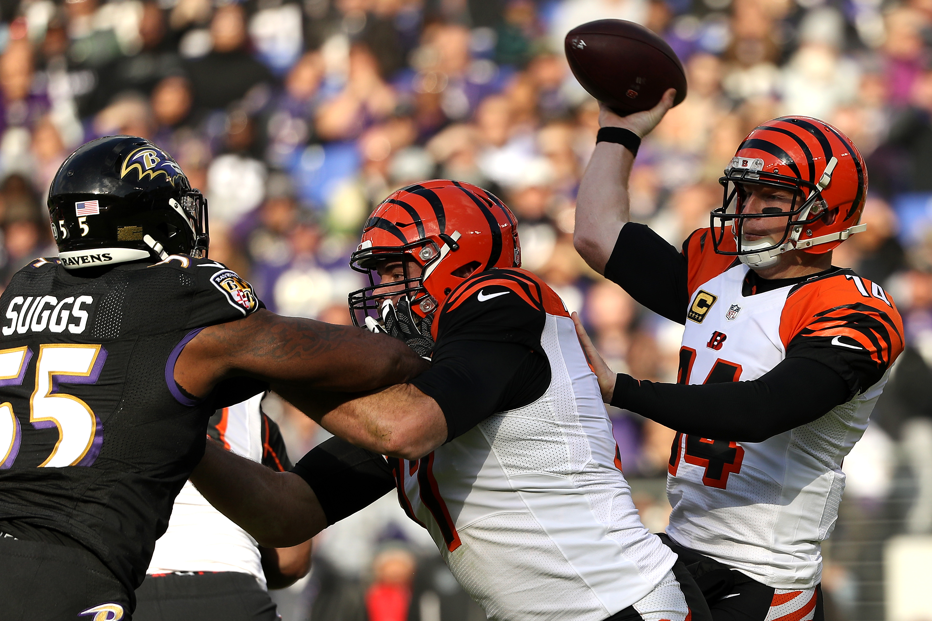 Cincinnati Bengals TD beats Baltimore Ravens: Andy Dalton to Tyler