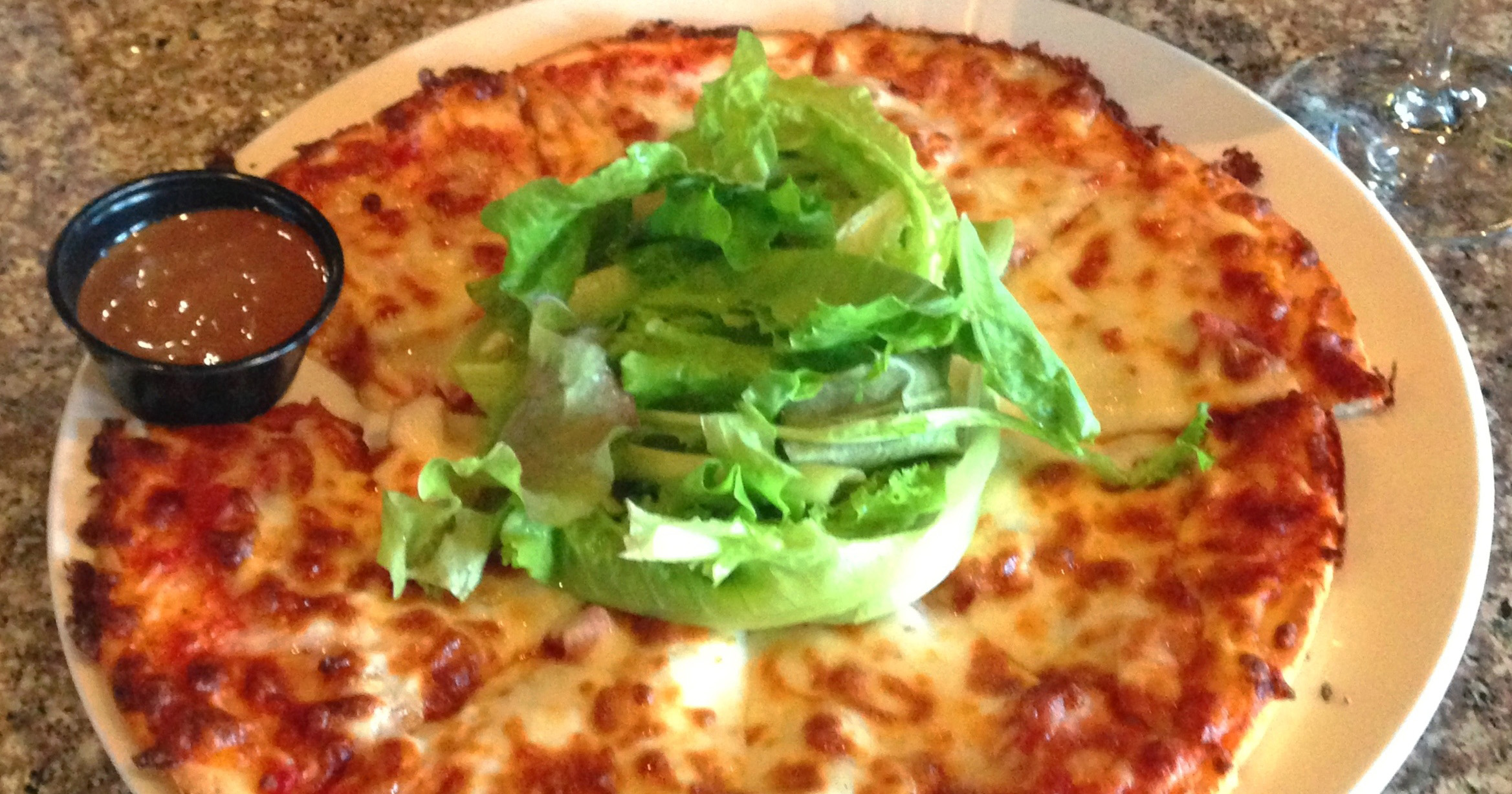 Prosciutto Ham Pizza at The Wine Gallery.