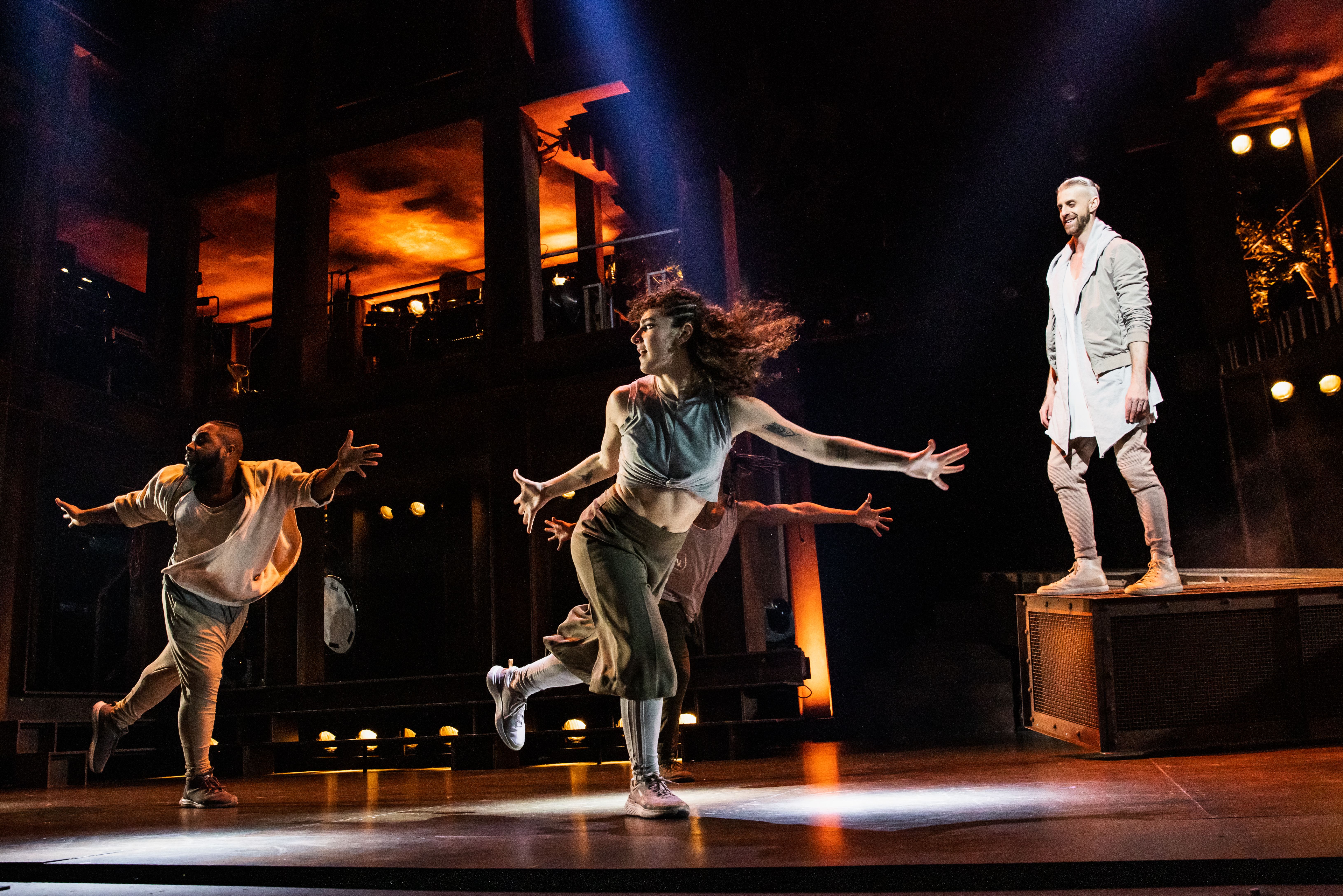 Aaron LaVigne and the company of the North American Tour of JESUS CHRIST SUPERSTAR. Photo by Matthew Murphy.