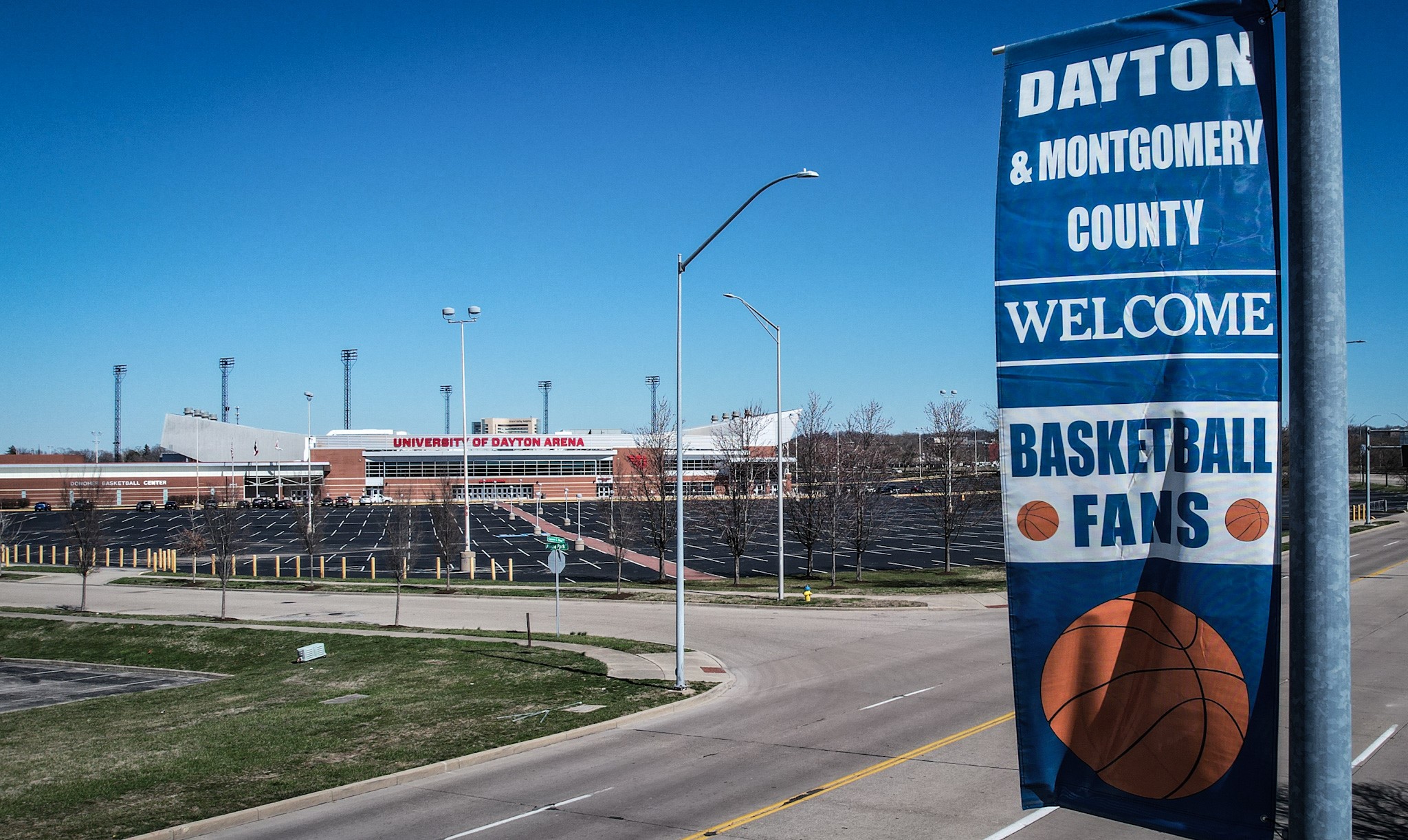 Prepping UD Arena for multiple March basketball tourneys a huge task