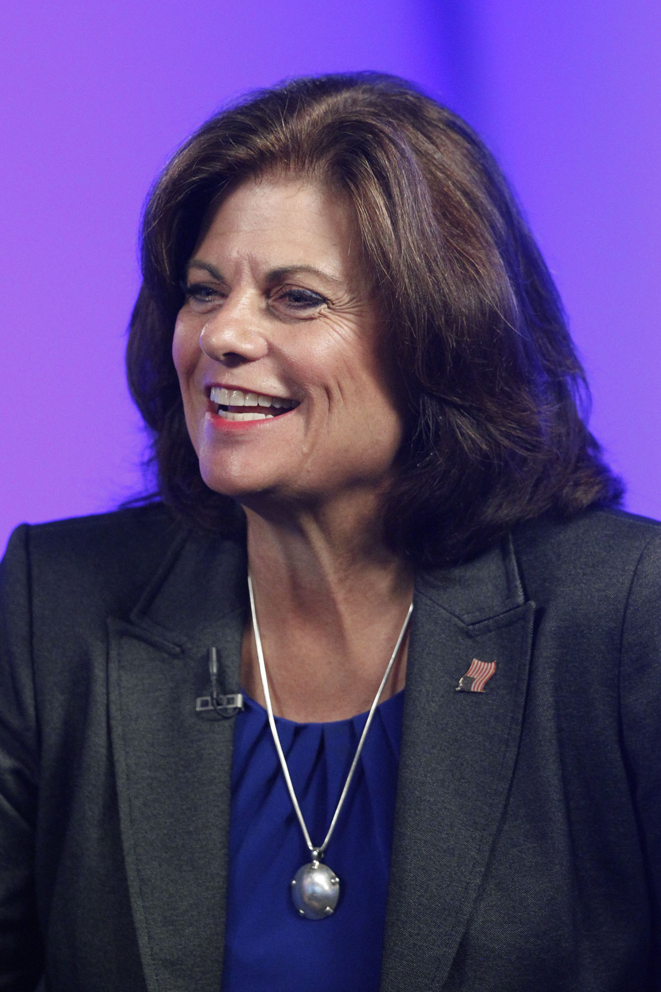 Ohio's 10th Congressional District candidate Theresa Gasper on WHIO Reports. TY GREENLEES / STAFF