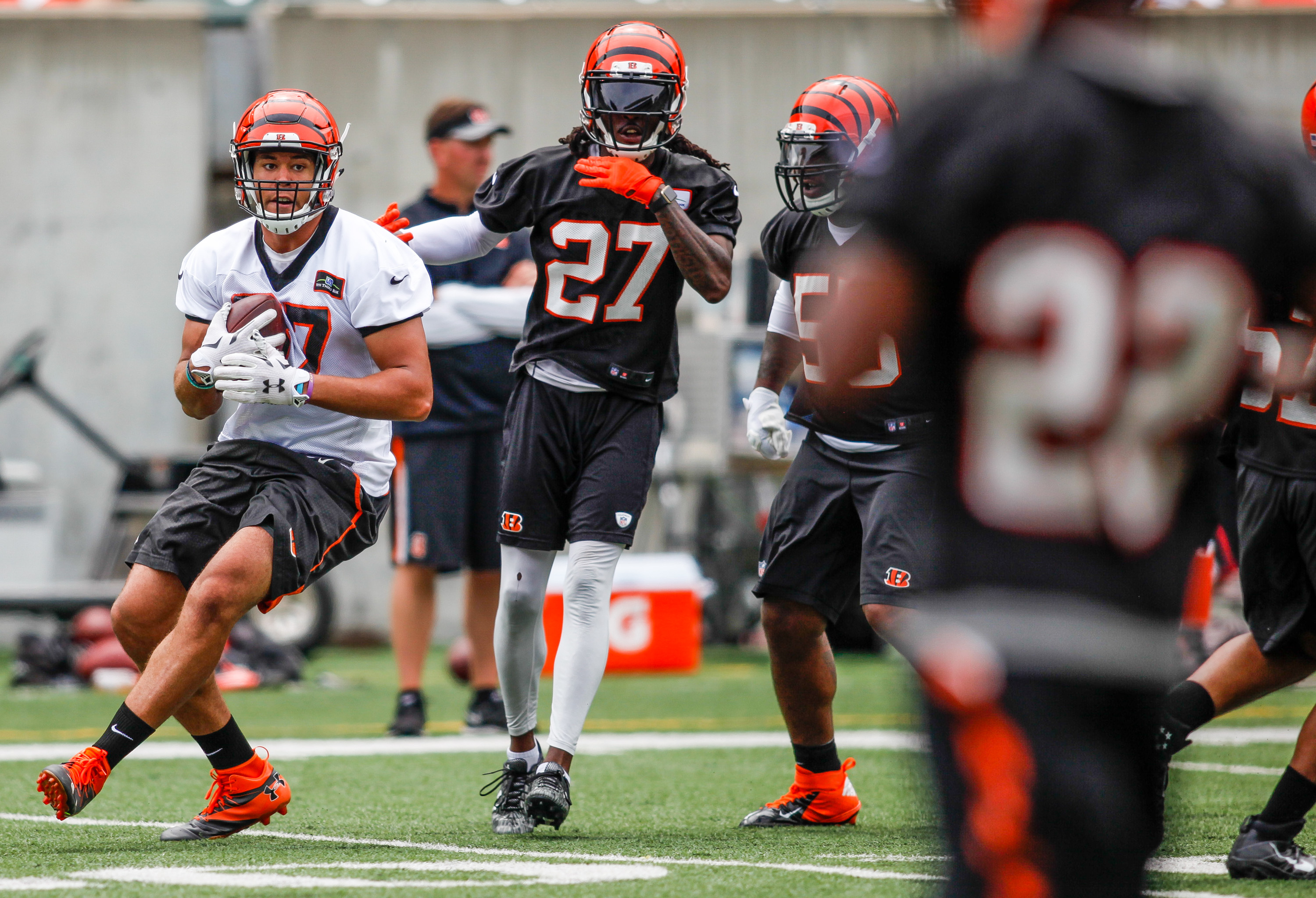 Cincinnati Bengals Tight End Cj Uzomah Editorial Stock Photo