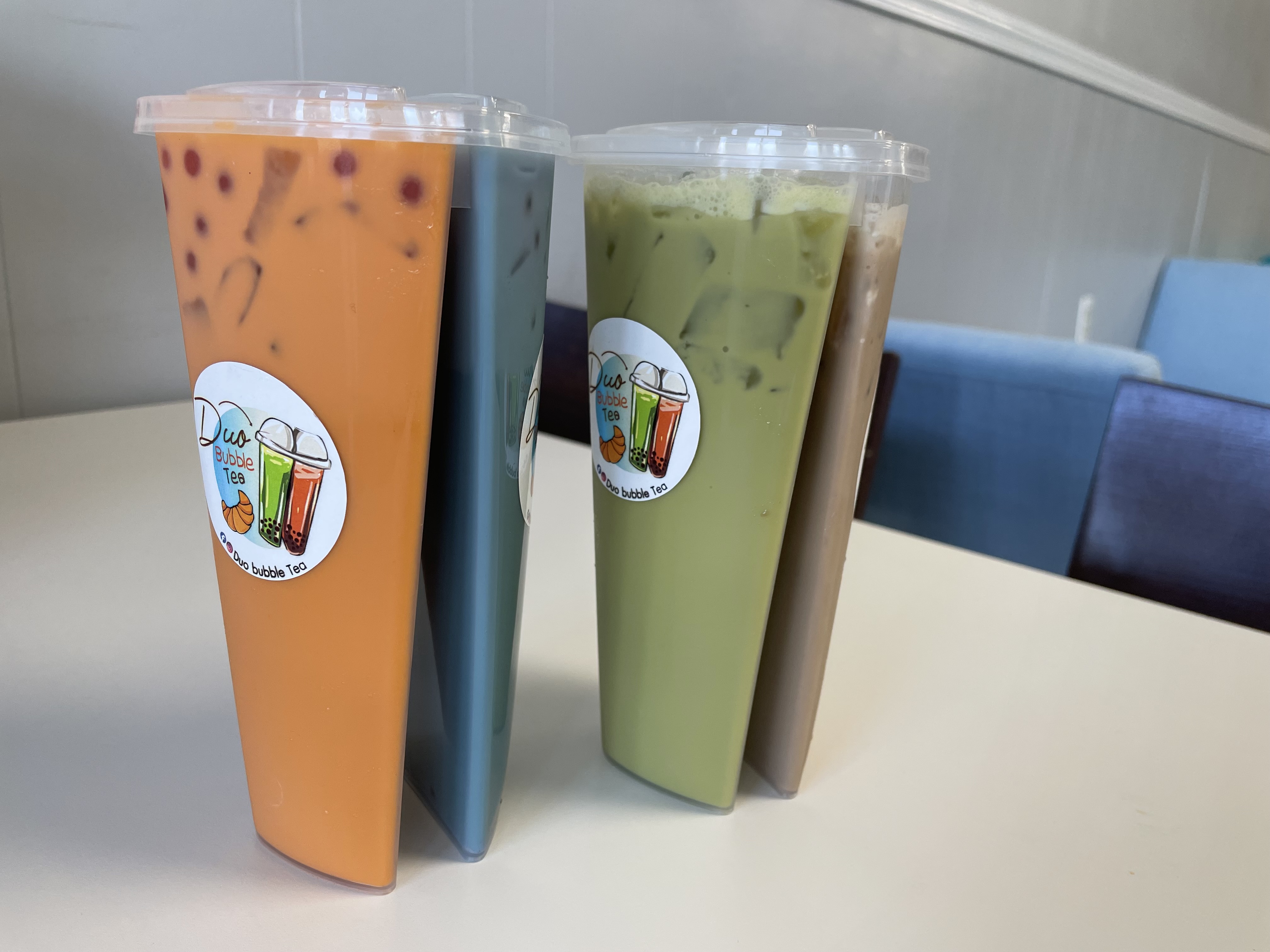 2 Flavor Boba Cups!! (Dual Cups)