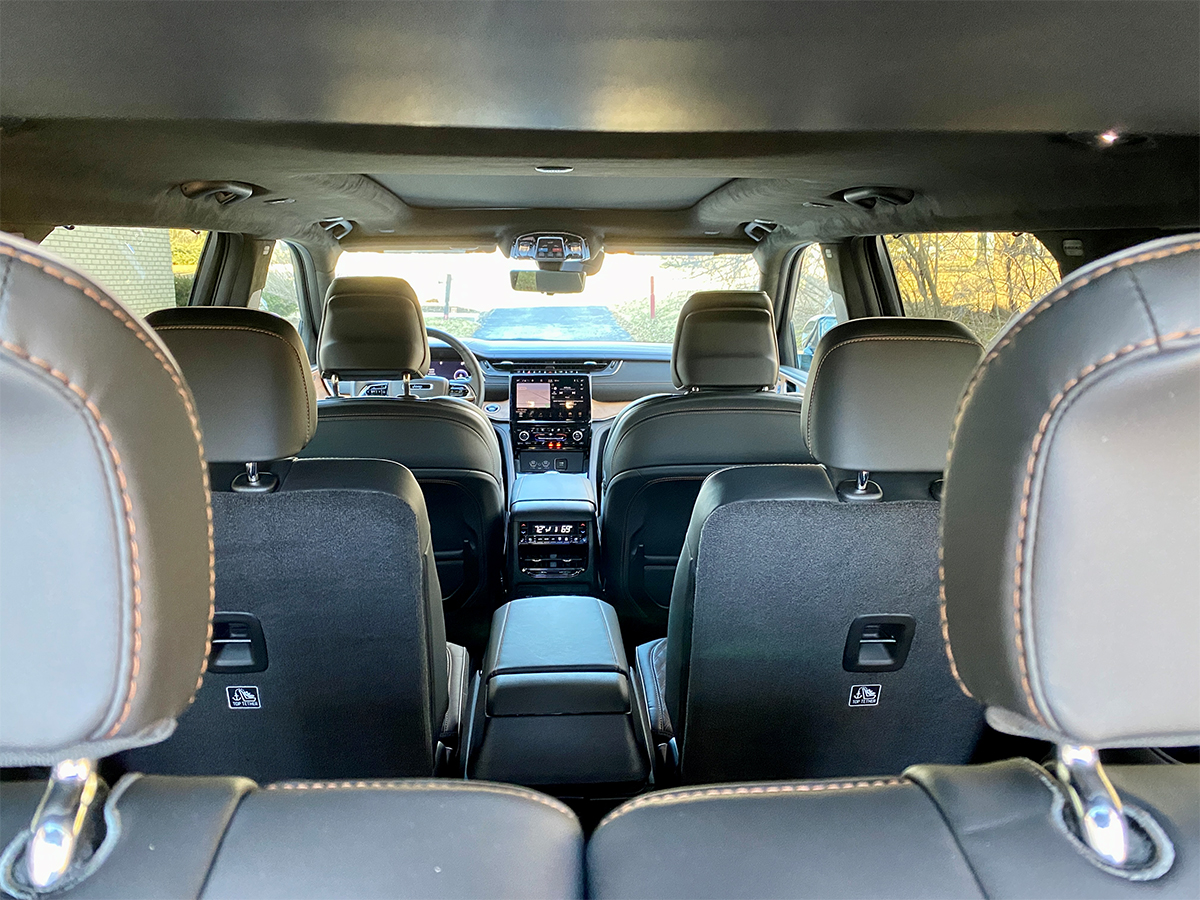 With the Grand Cherokee L, the interior screams luxury with every glance and every feel of the high-end touchpoints. For 2022, Jeep brings an optional 10.1-inch touchscreen to the passenger side dashboard. Standard is a 10.25-inch digital cluster and an 8.4-inch touchscreen that integrates smoothly with Apple CarPlay and Android Auto. CONTRIBUTED PHOTO/JIMMY DINSMORE