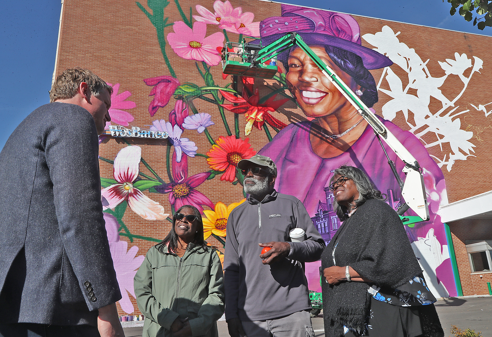 Springfield celebrates new downtown mural of Black activist Hattie