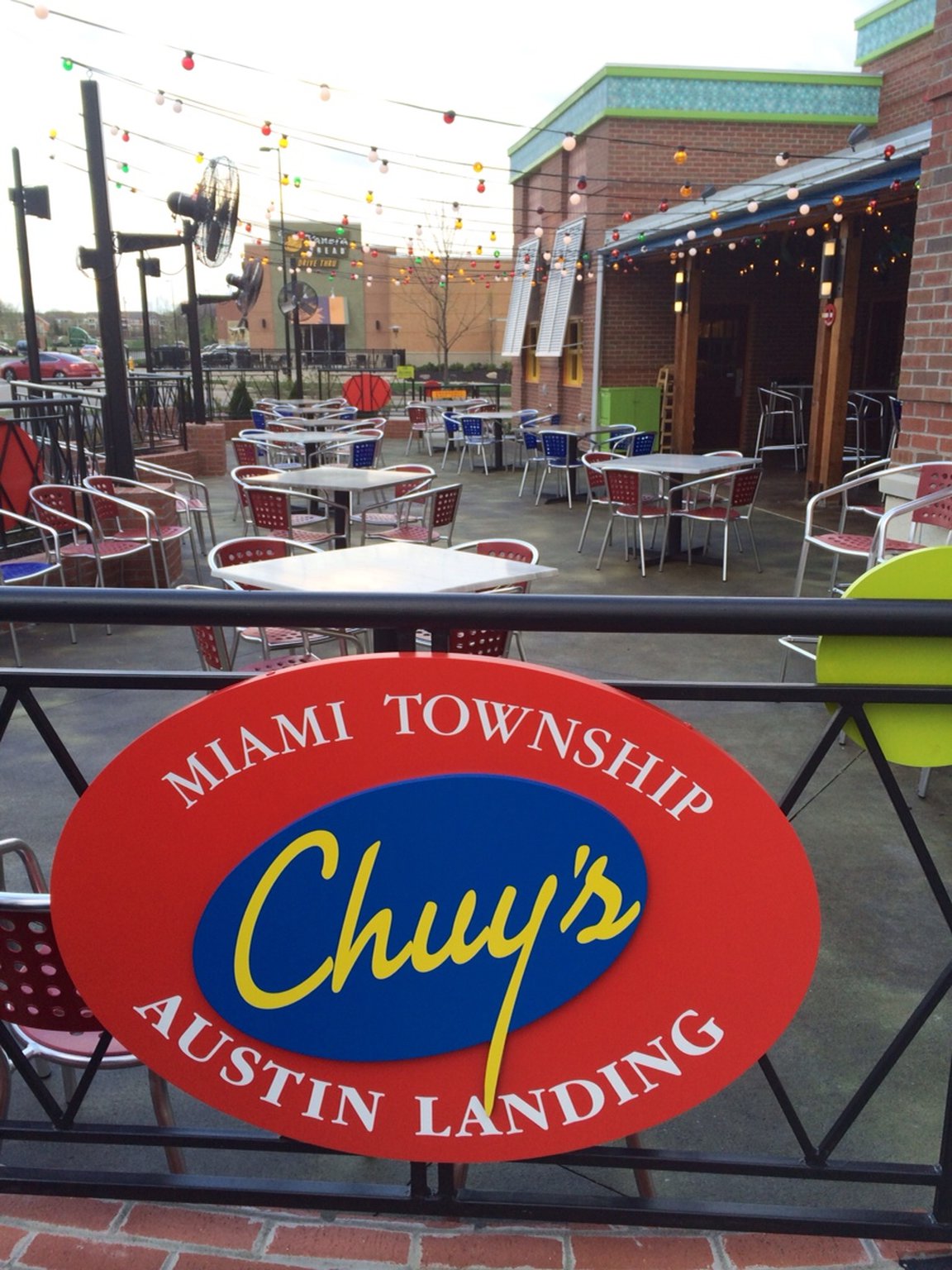 The outdoor patio at Chuy’s at Austin Landing in Miami Twp. FILE