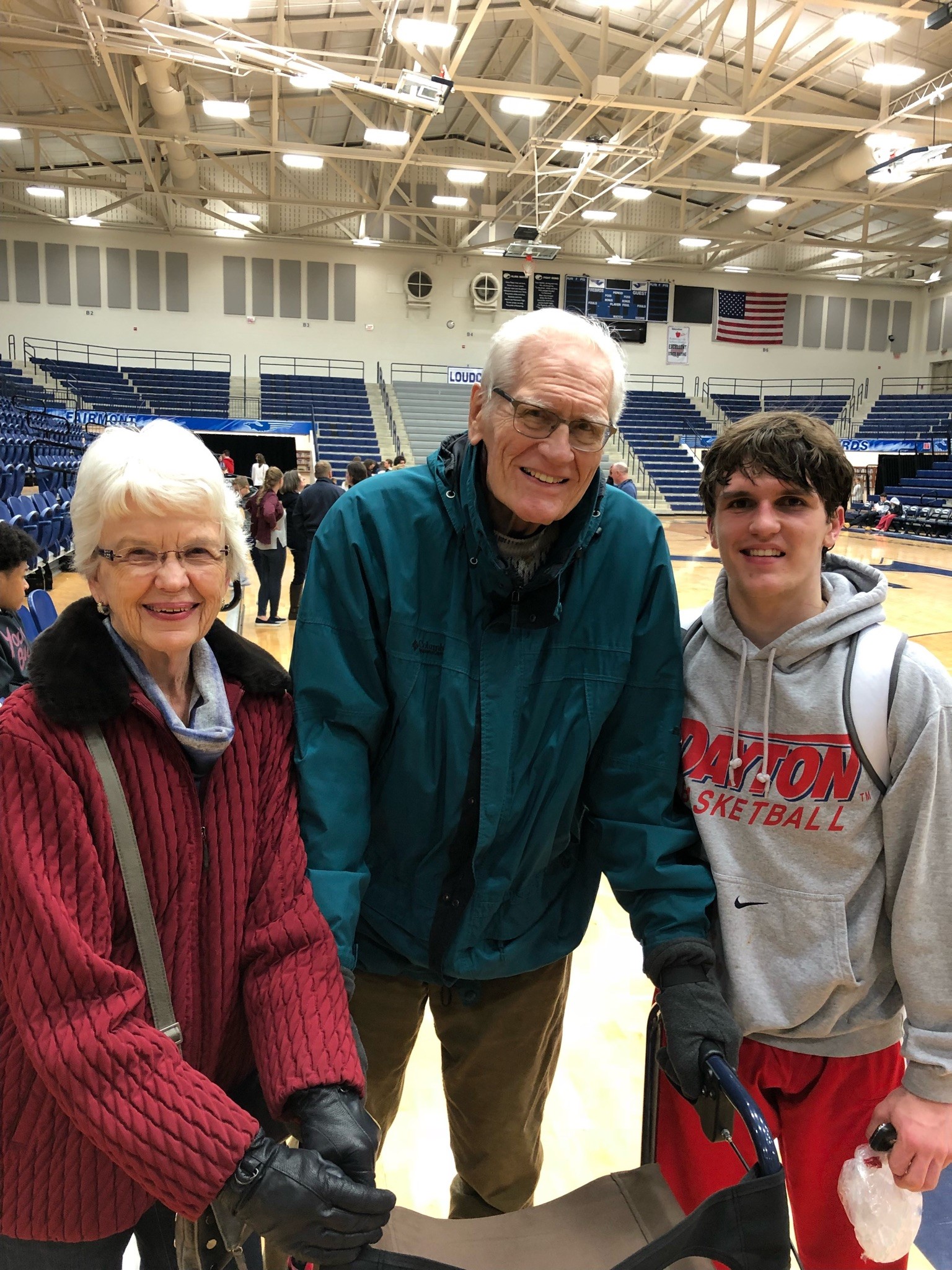 Brady Uhl with is grandparents Bill and Cynthia Uhl. The couple has been married 64 years. CONTRIBUTED