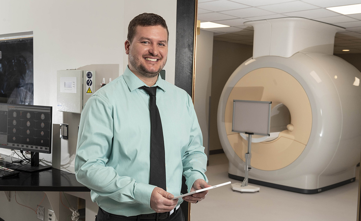 Matthew Sherwood, a Wright State researcher. Contributed.