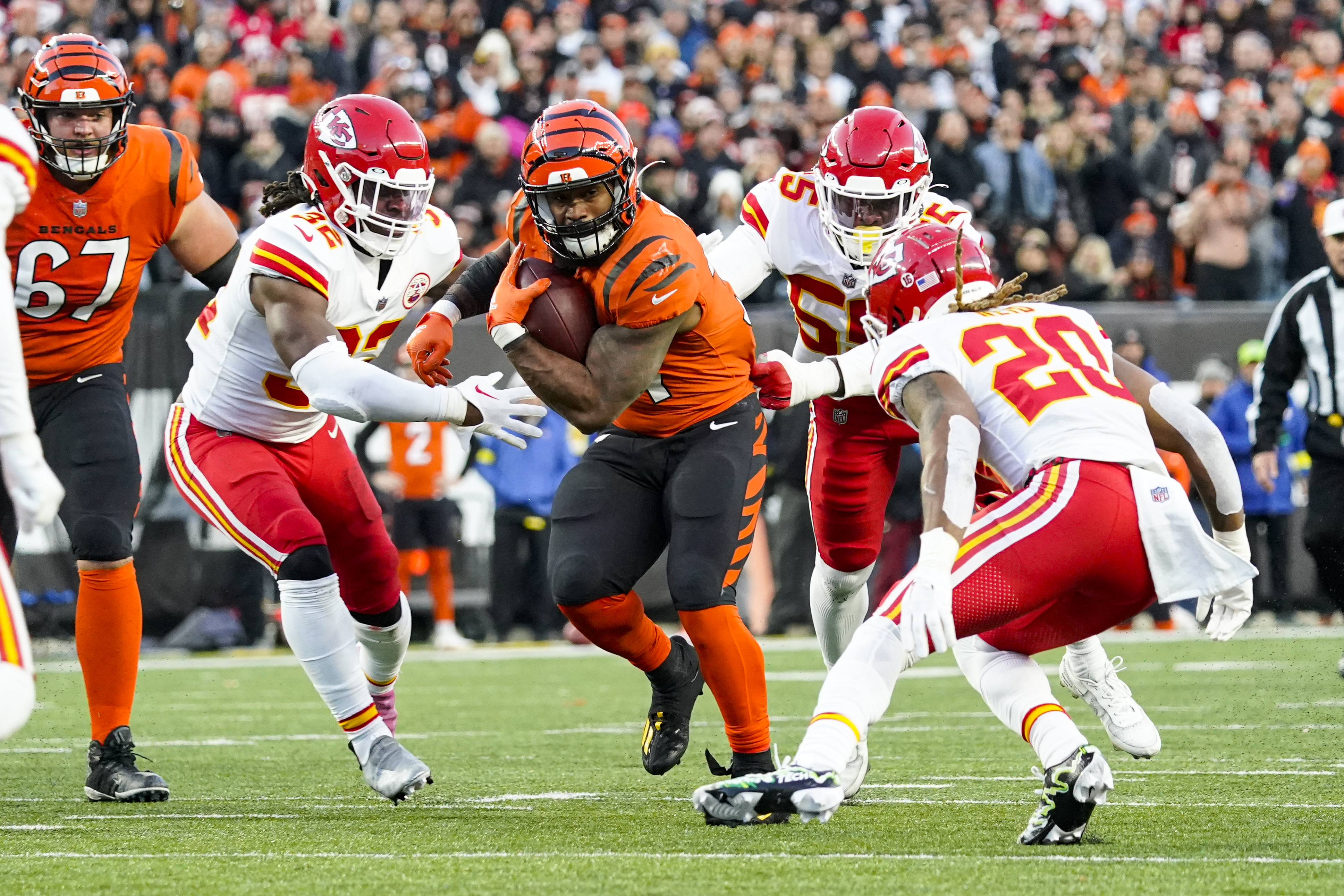 Official Cincinnati Sports Skyline Bengals Joe Burrow And Reds