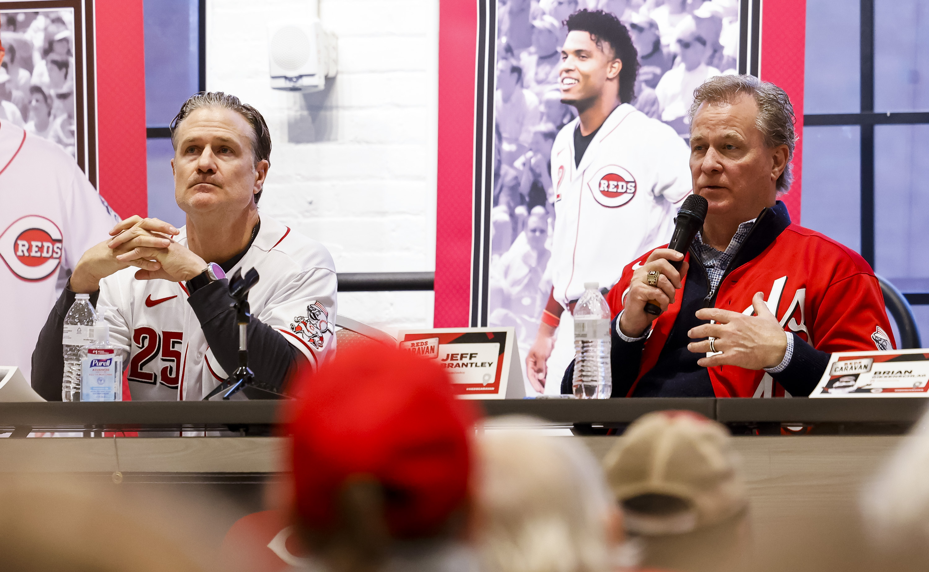 Cincinnati Reds on the radio: Photos of Jeff Brantley