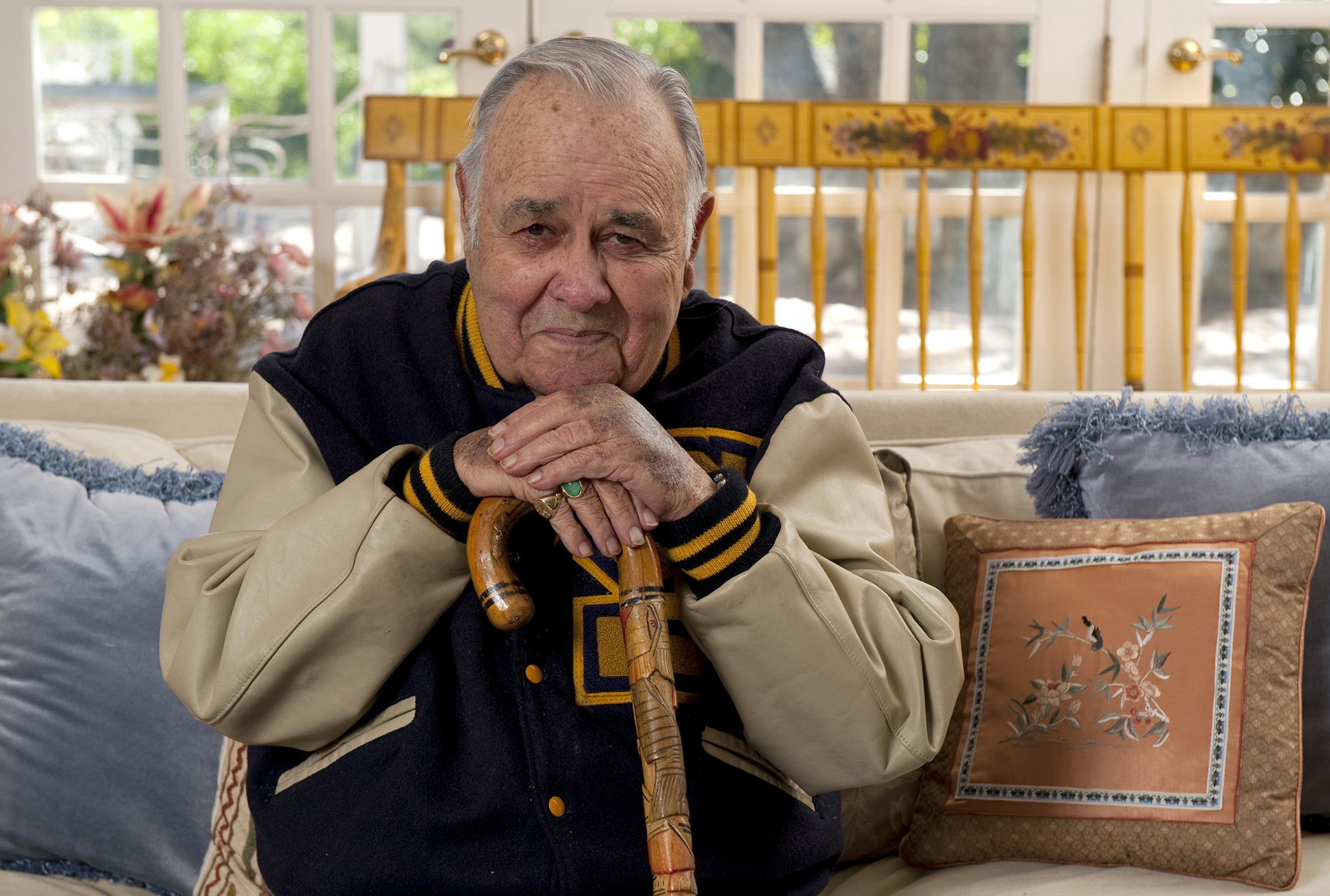 Legendary comedian Jonathan Winters at his home in Montecito, California. Winters died in 2013. DAYTON DAILY NEWS ARCHIVE