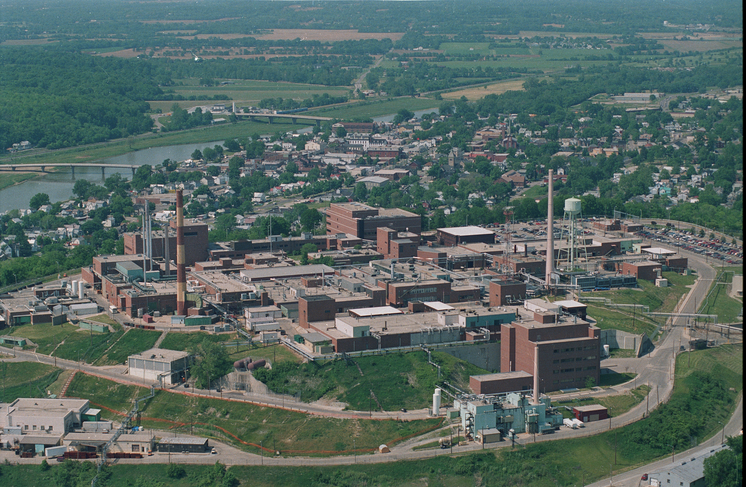 1993 Aerial views of Mound Laboratories in Miamisburg, a few years before the facility was closed. TY GREENLEES / STAFF