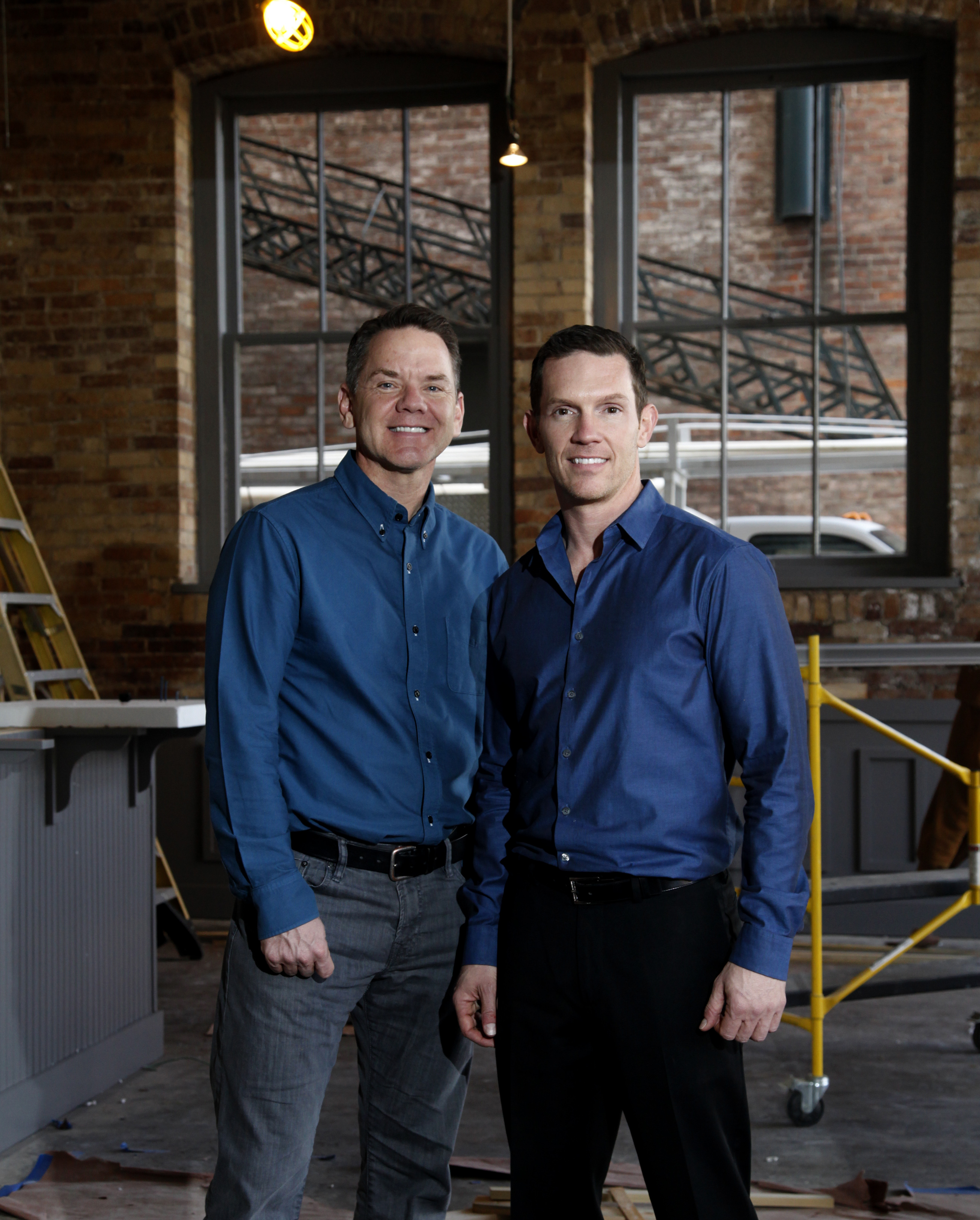 Square One Salon owners Josh Stucky, left, and Brent Johnson announced they are opening a sixth location.