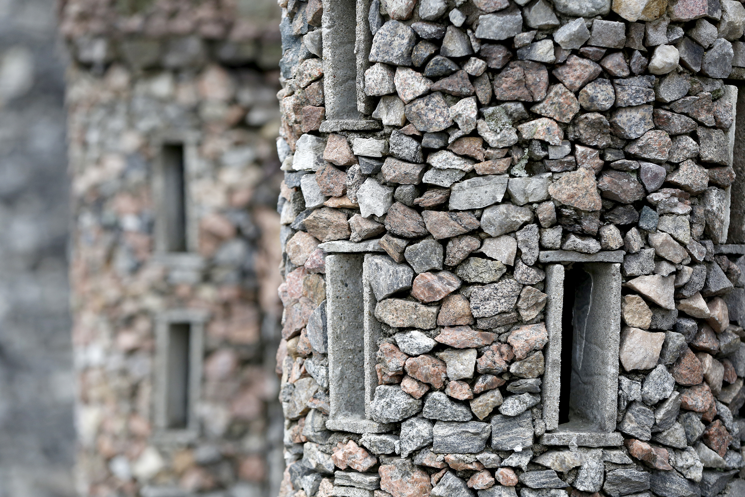 It is estimated hundreds of thousands of stones were used to create the Hartman Rock Garden in Springfield. LISA POWELL / STAFF