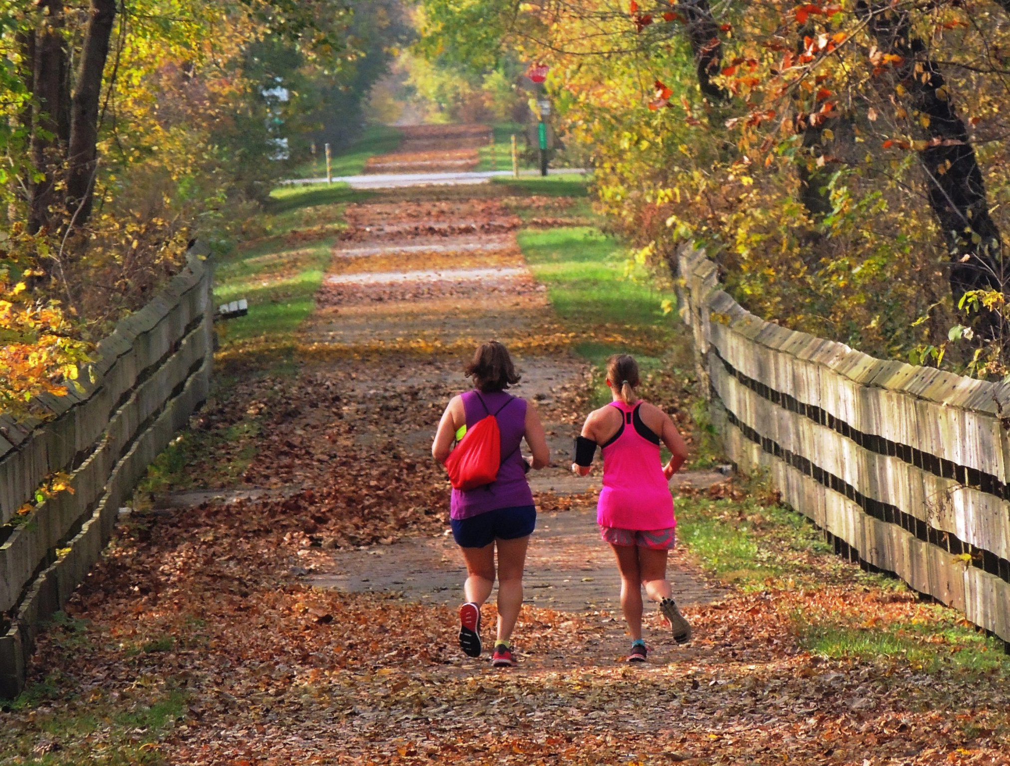 Runners are on the Xenia-Jamestown Connector Trail, courtesy of Gretchen Rives, Greene County Parks & Trails. CONTRIBUTED